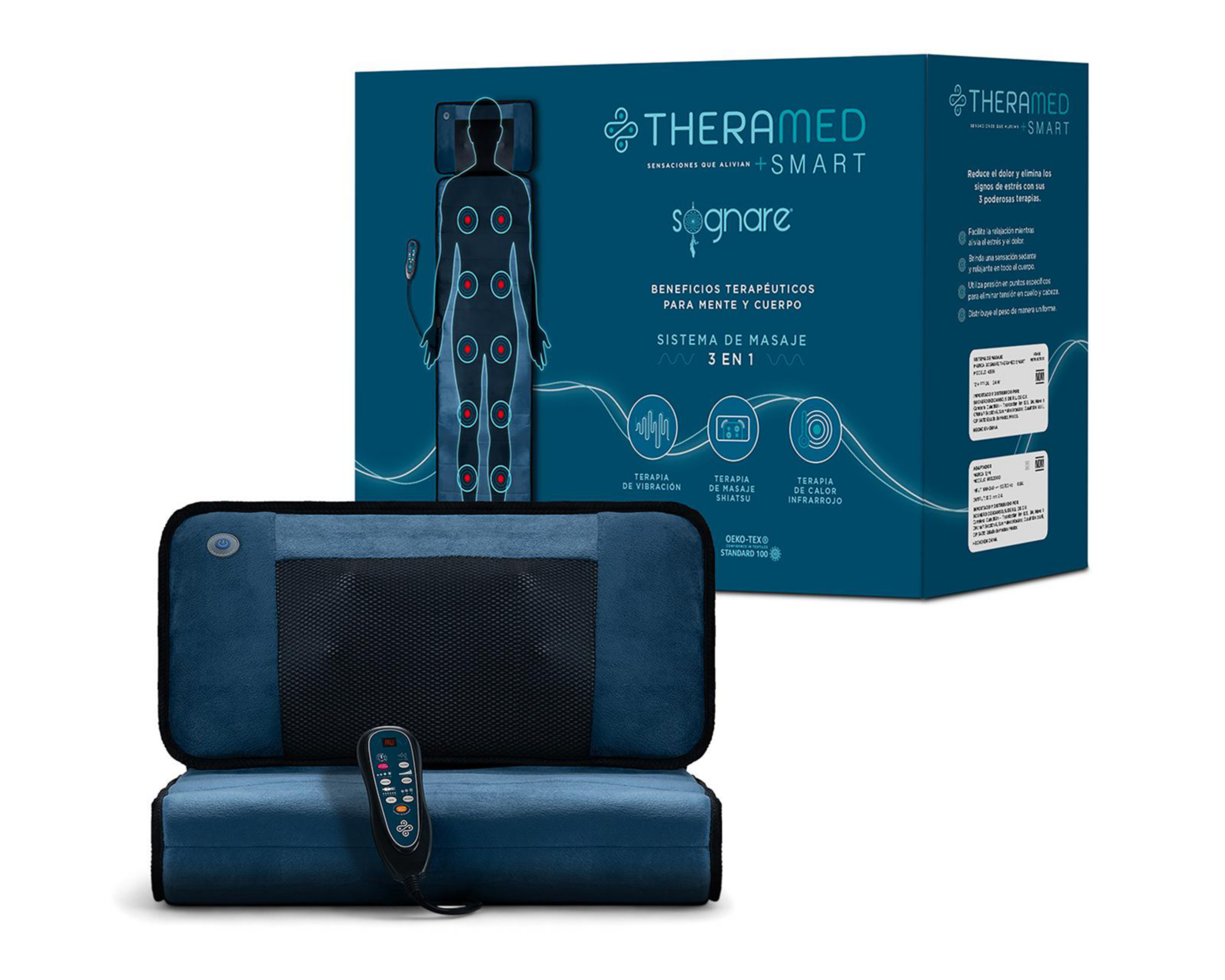 Colchoneta Masajeadora Sognare Theramed Smart