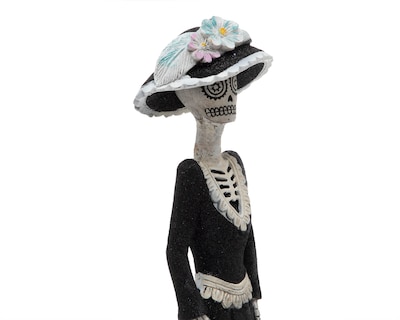 Foto 4 | Escultura de Calaverita Catrina Lady de Poliresina
