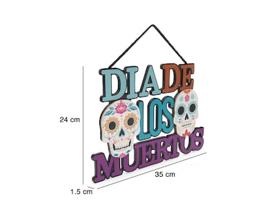 Foto 5 | Letrero Día de Muertos Starhaus Charlie