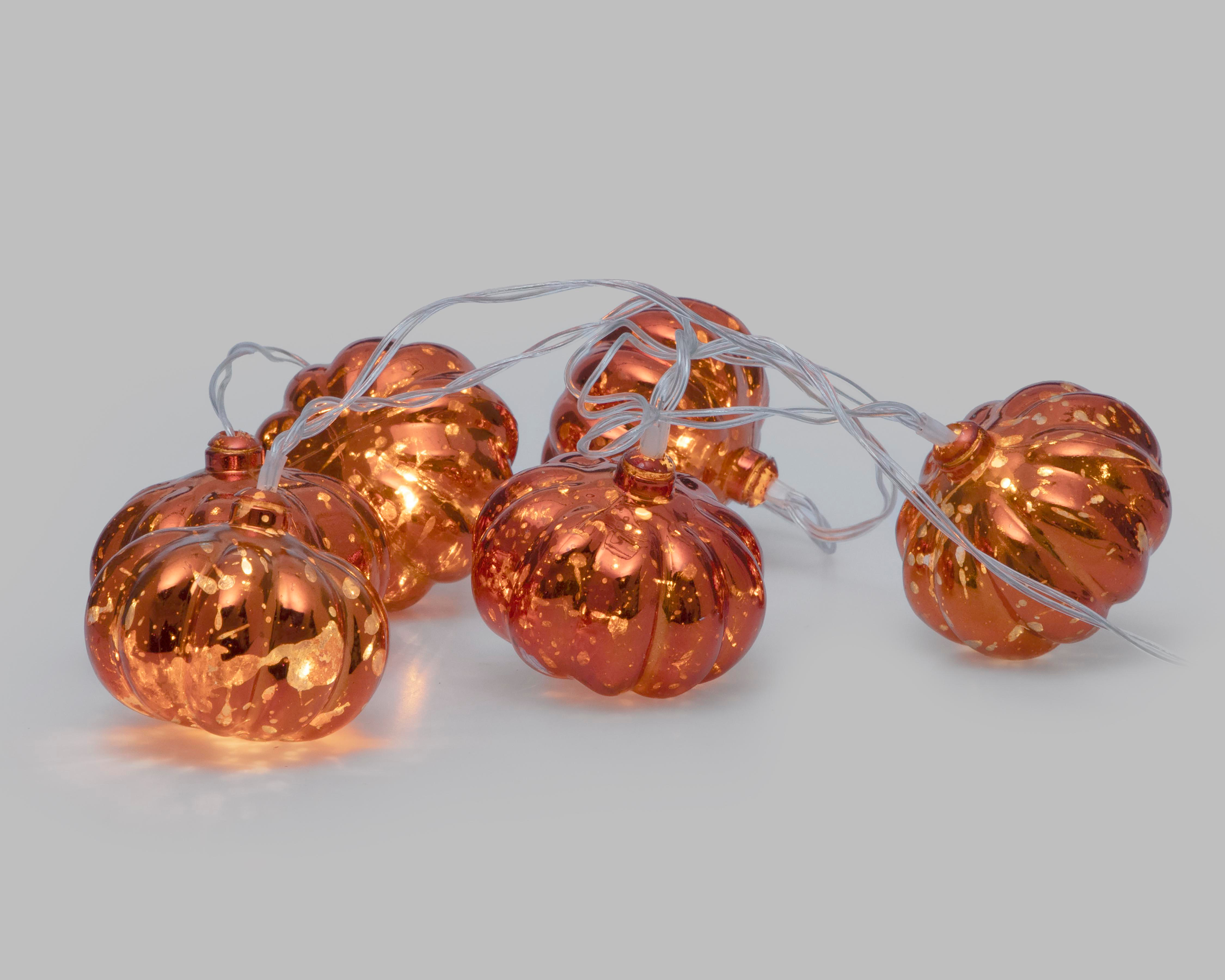 Foto 4 pulgar | Luces Ginger 6 Luces Anaranjadas