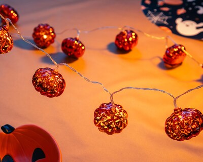 Foto 4 | Luces Ginger 6 Luces Anaranjadas