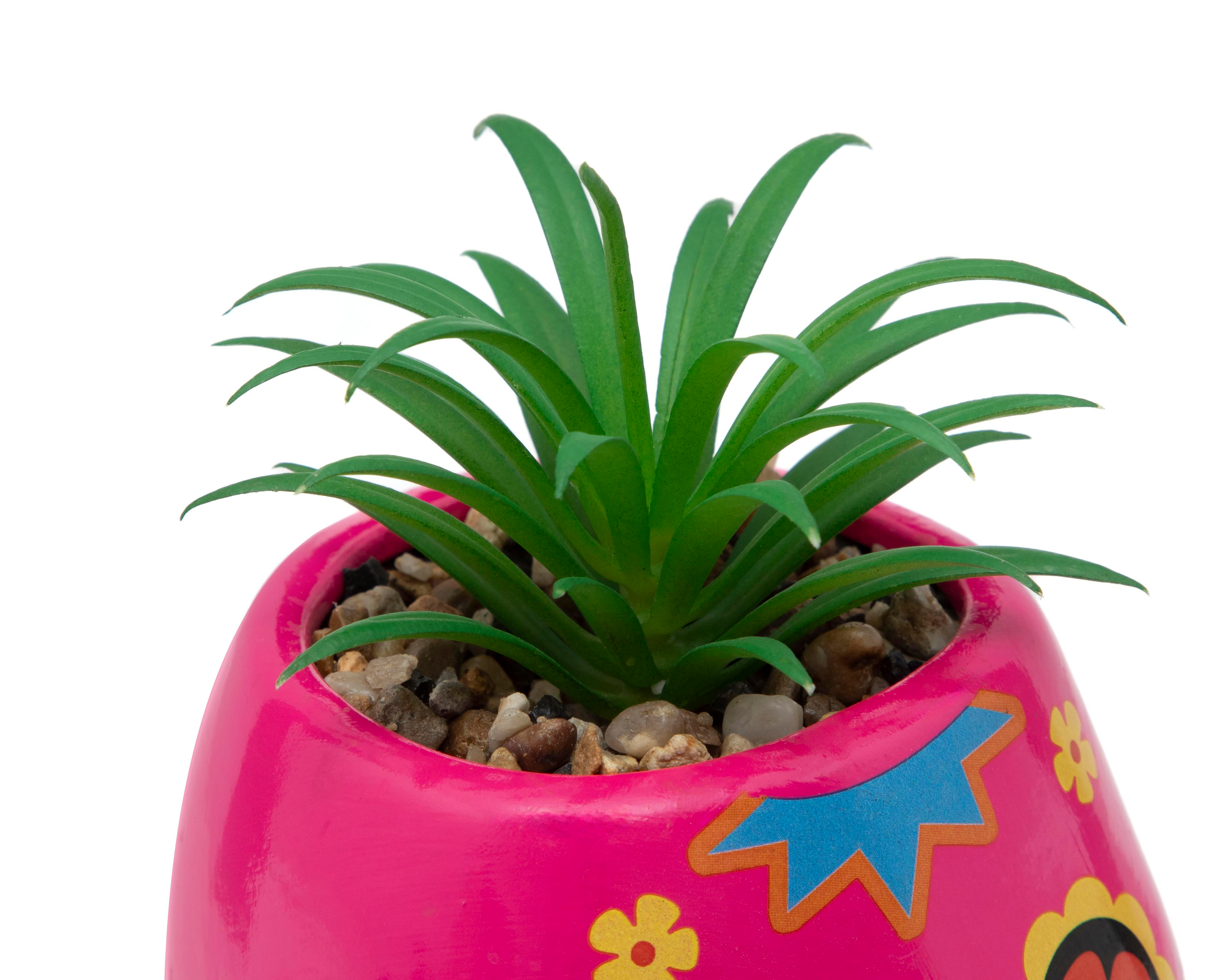 Foto 4 pulgar | Planta Artificial Día de Muertos con Maceta Starhaus 9 cm