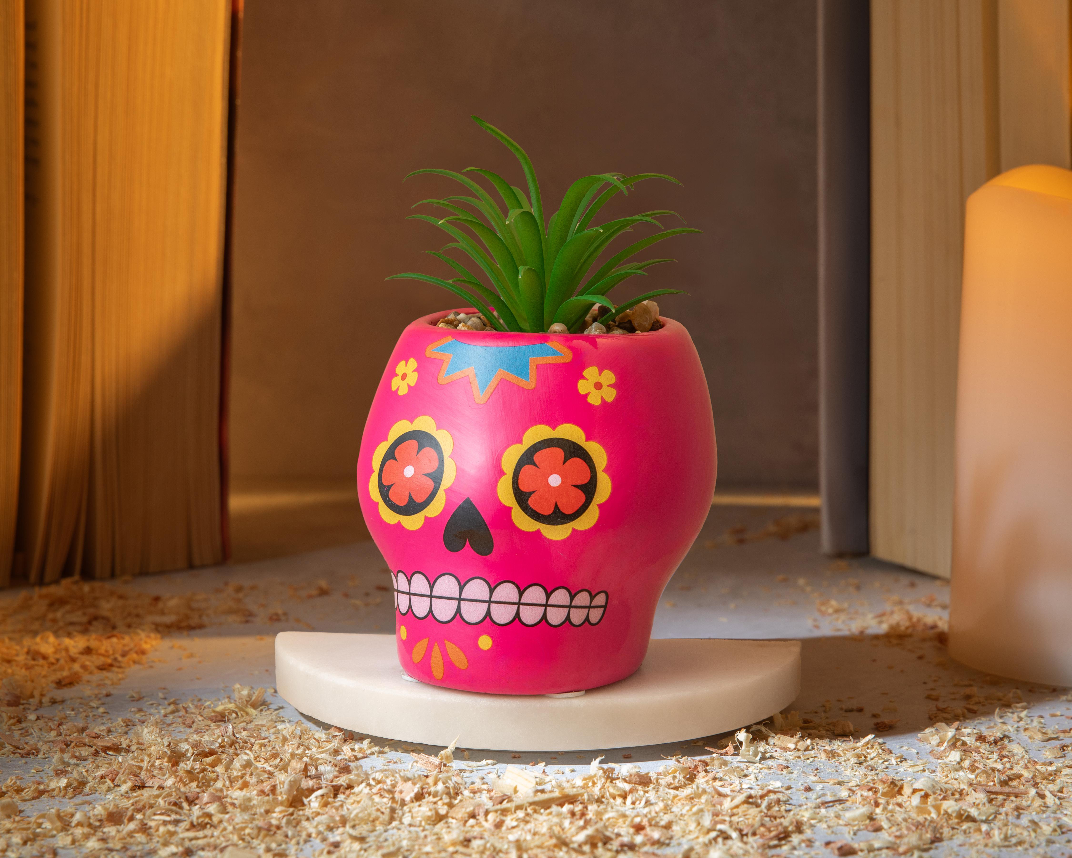 Foto 4 | Planta Artificial Día de Muertos con Maceta Starhaus 9 cm