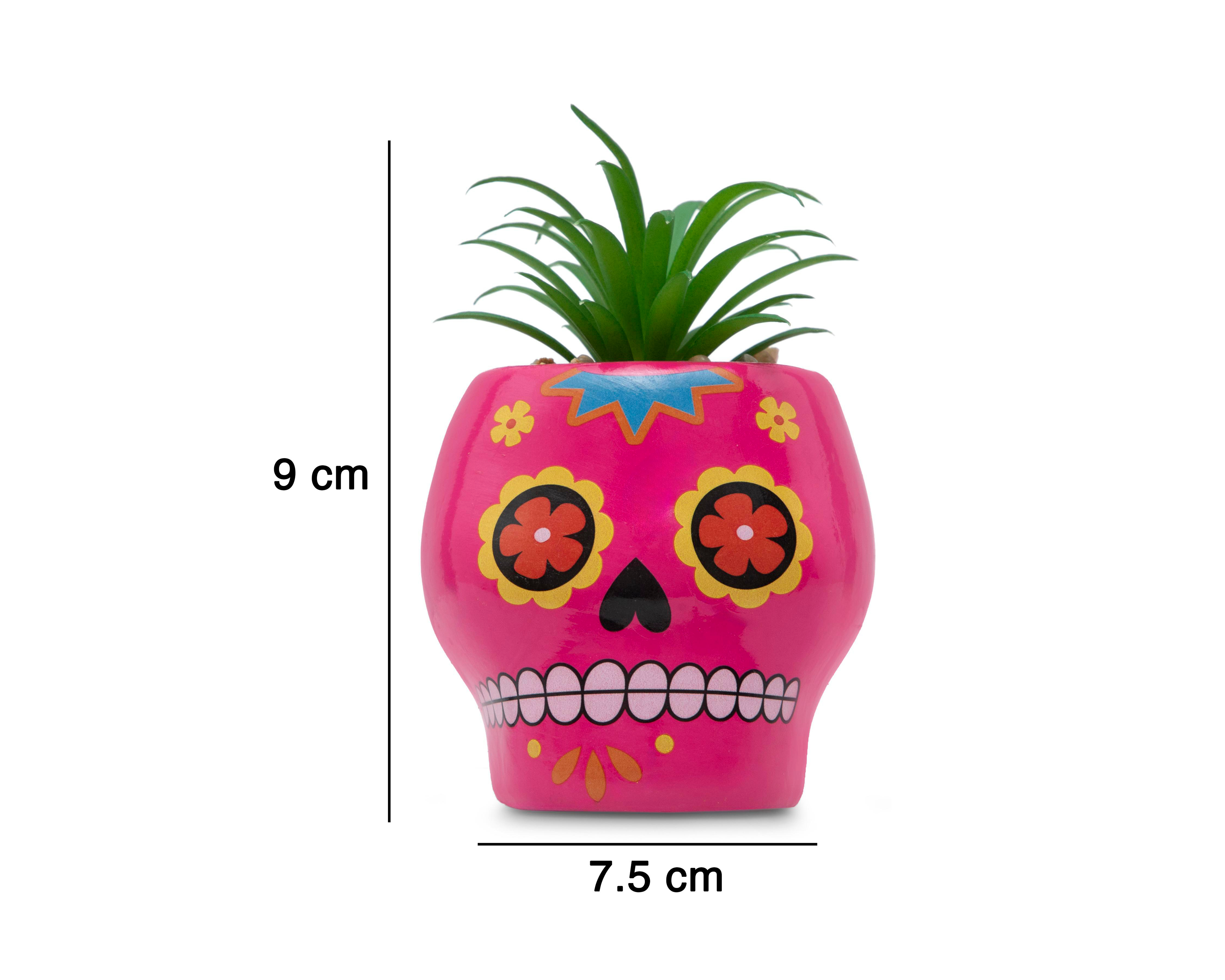 Foto 5 | Planta Artificial Día de Muertos con Maceta Starhaus 9 cm