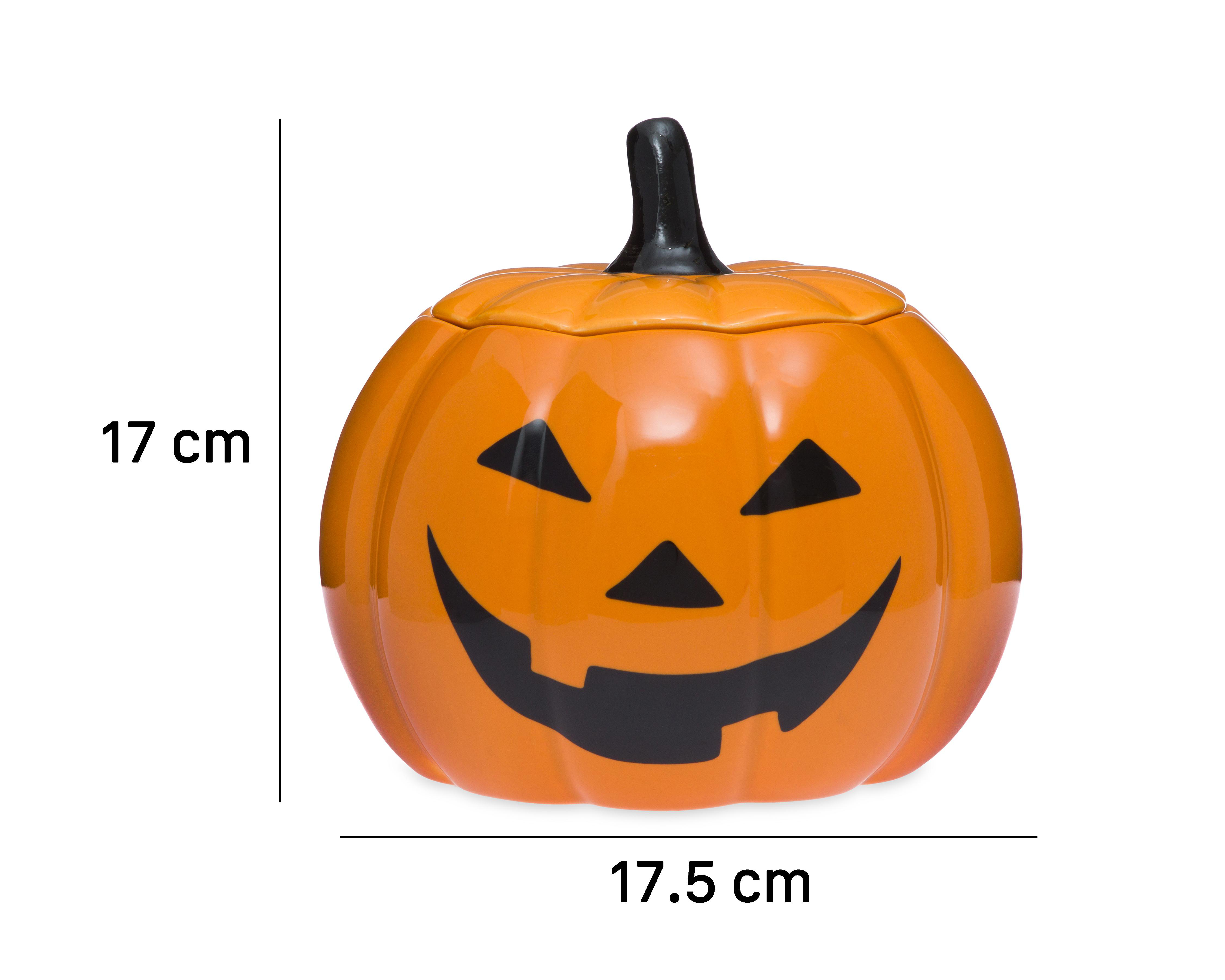 Foto 5 | Escultura de Calabaza de Halloween Candy de Cerámica