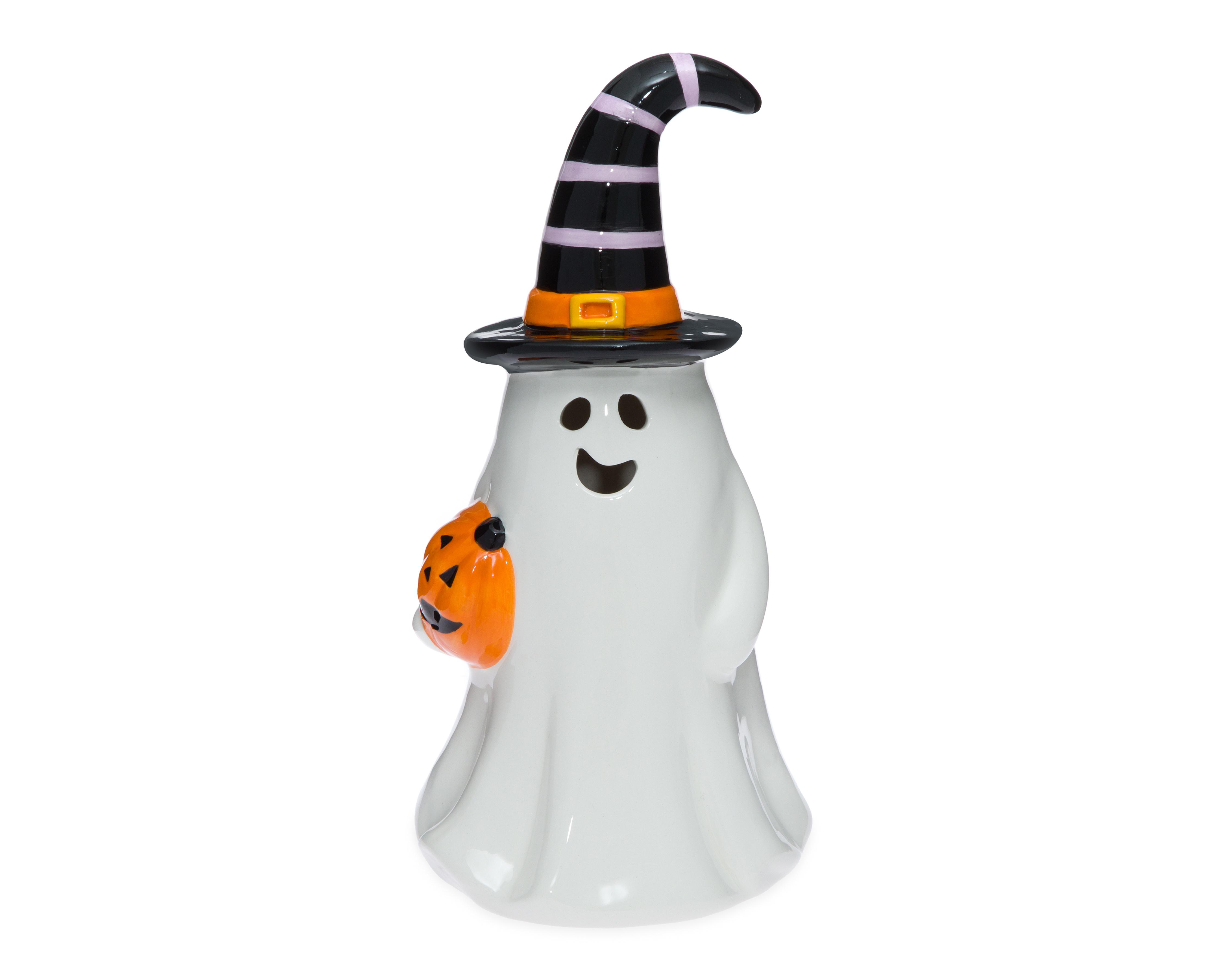 Foto 4 pulgar | Figura Decorativa Fantasma de Halloween Merlín de Cerámica