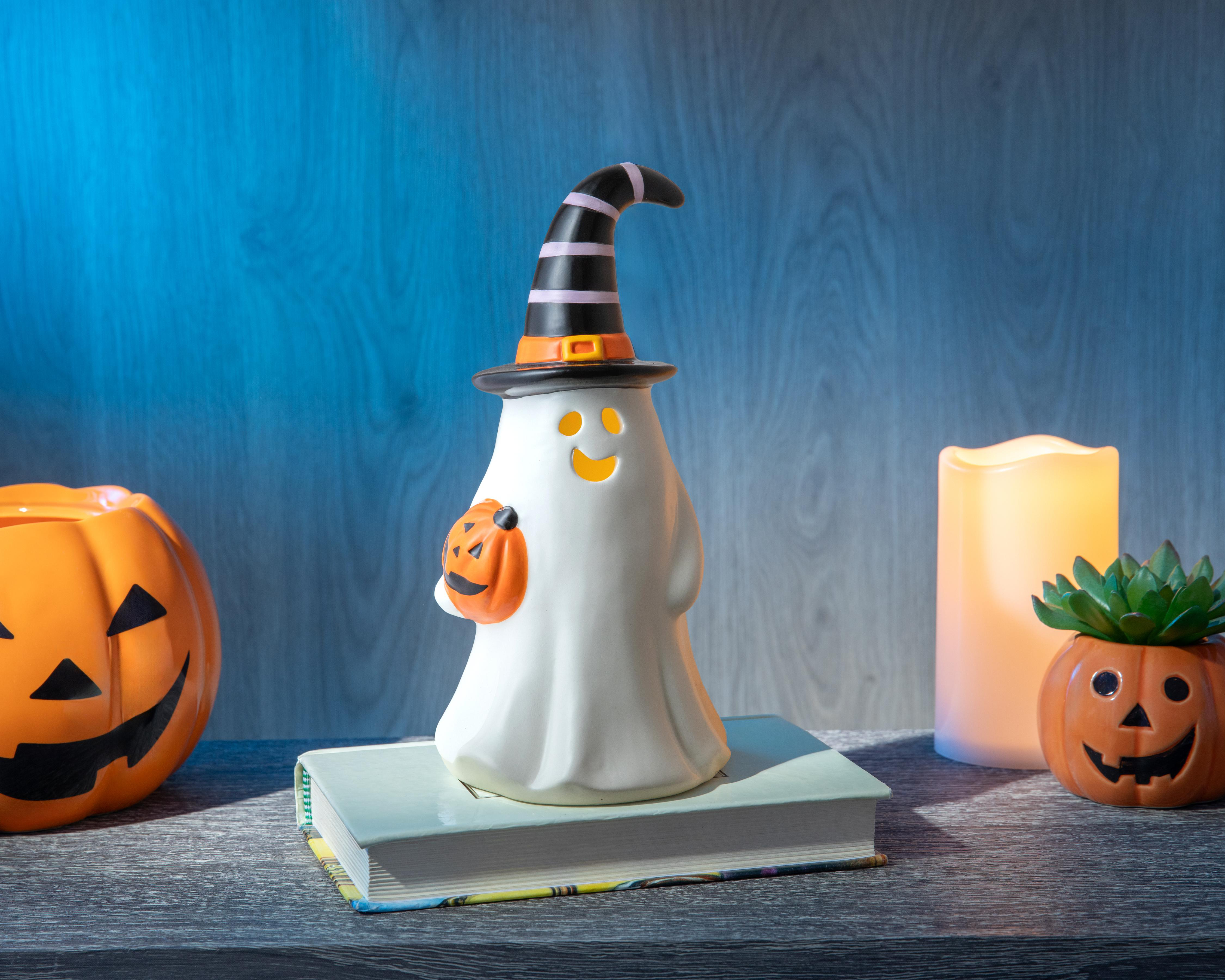 Foto 5 | Figura Decorativa Fantasma de Halloween Merlín de Cerámica