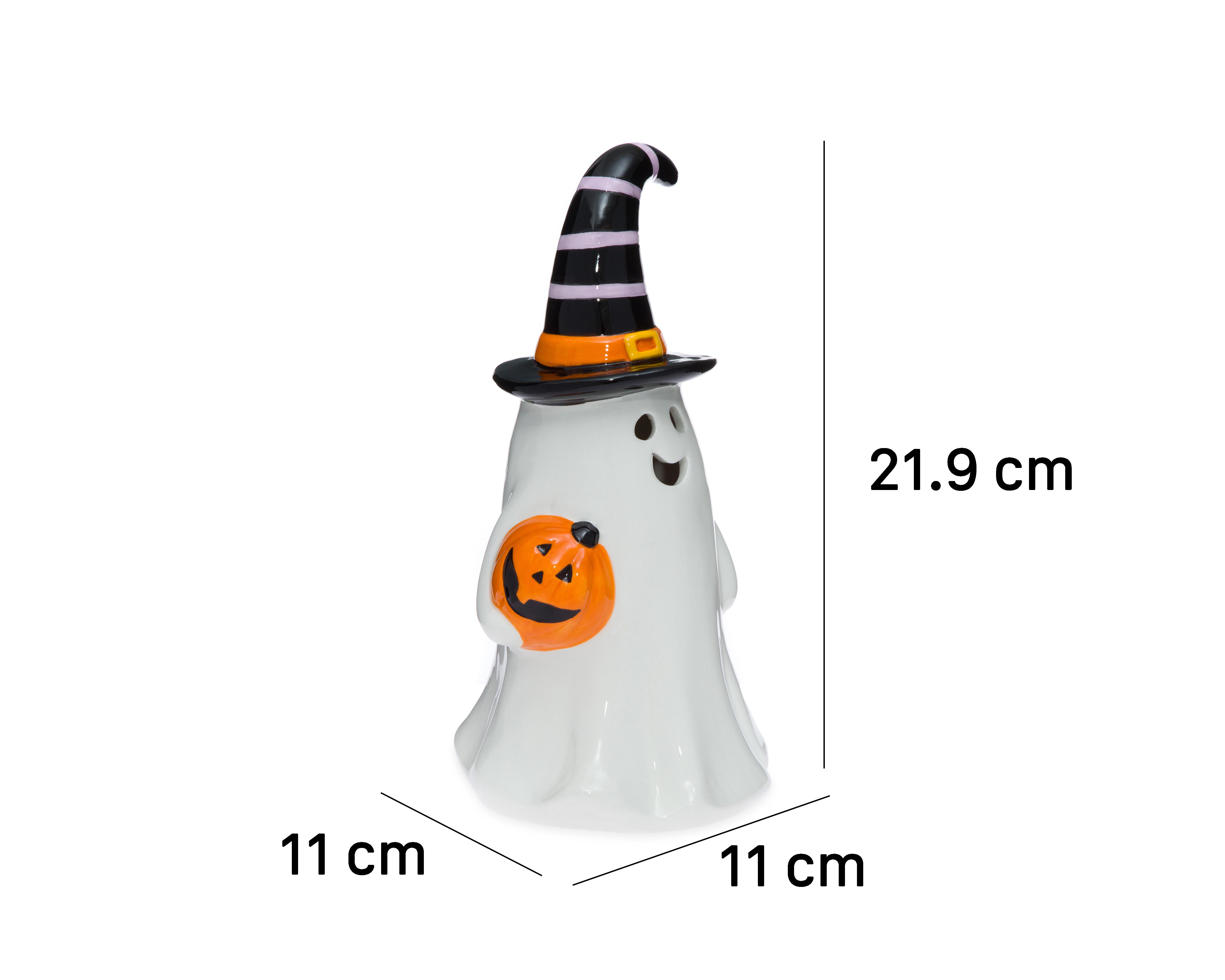 Foto 7 pulgar | Figura Decorativa Fantasma de Halloween Merlín de Cerámica