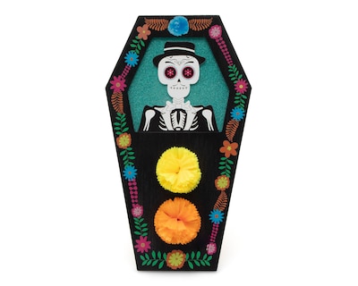 Foto 1 | Escultura de Altar Día de Muertos de Madera