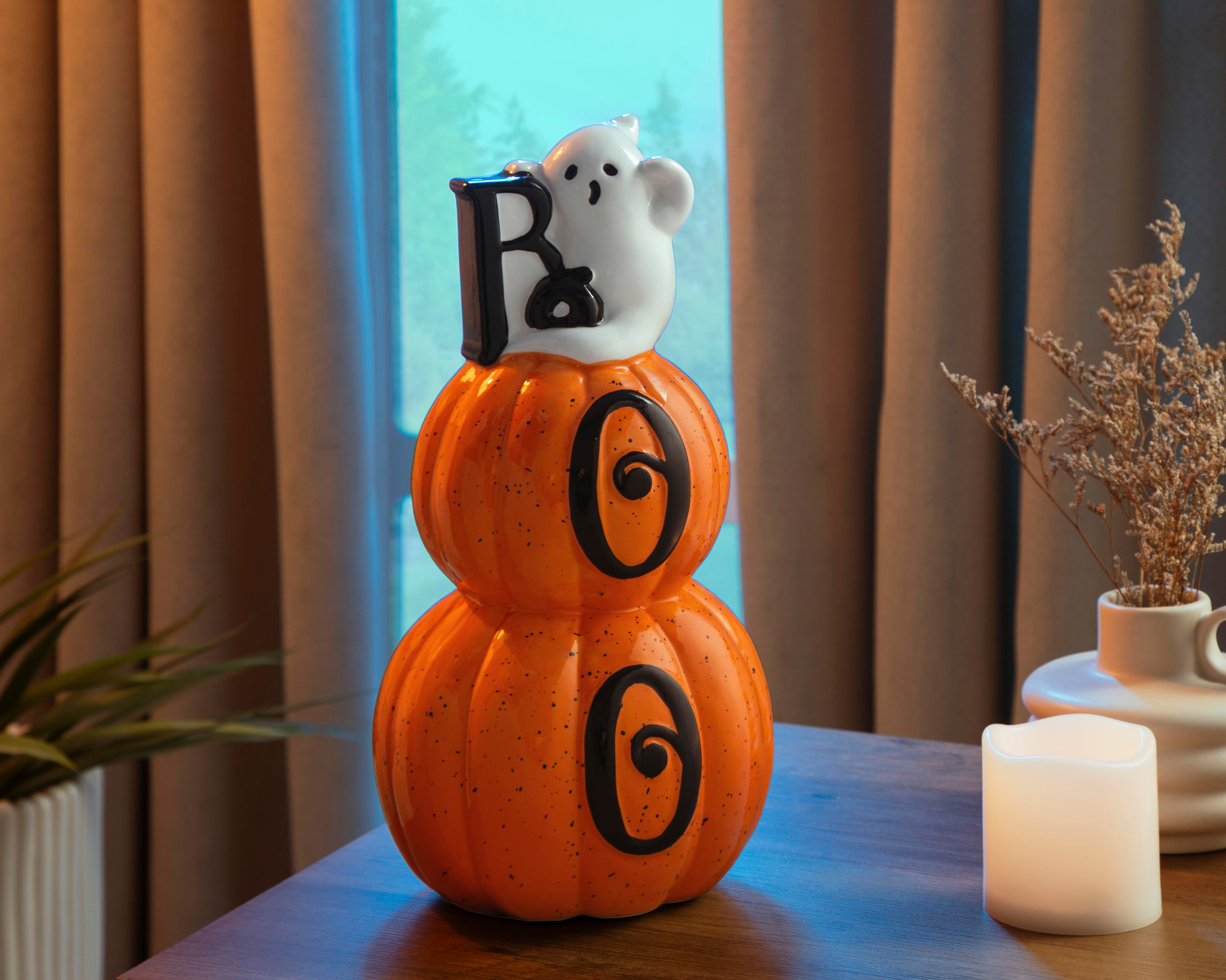 Foto 6 pulgar | Figura Decorativa de Calabaza Beverly de Cerámica