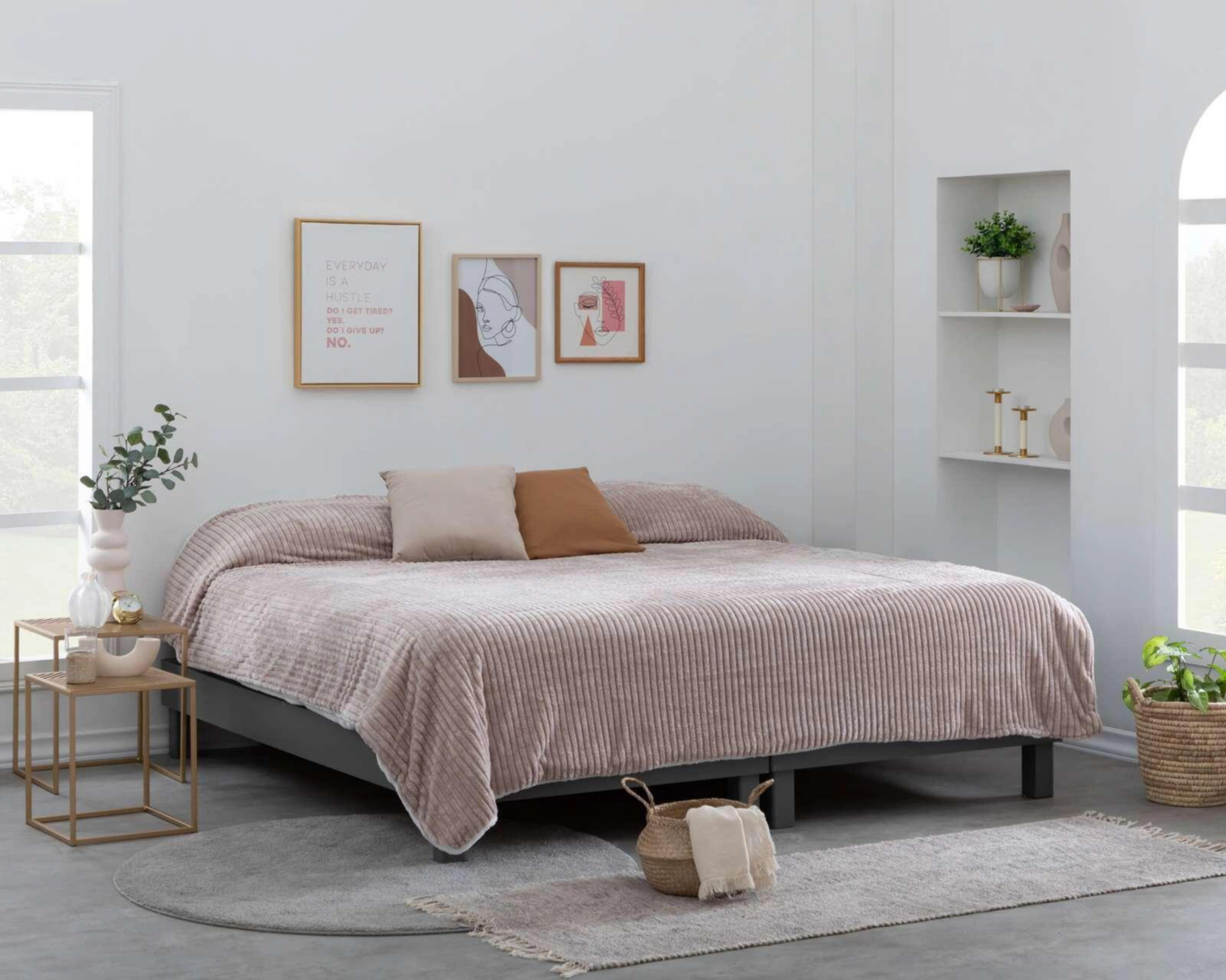 Edredón de Invierno Providencia King Size Jacquard Taupe $759