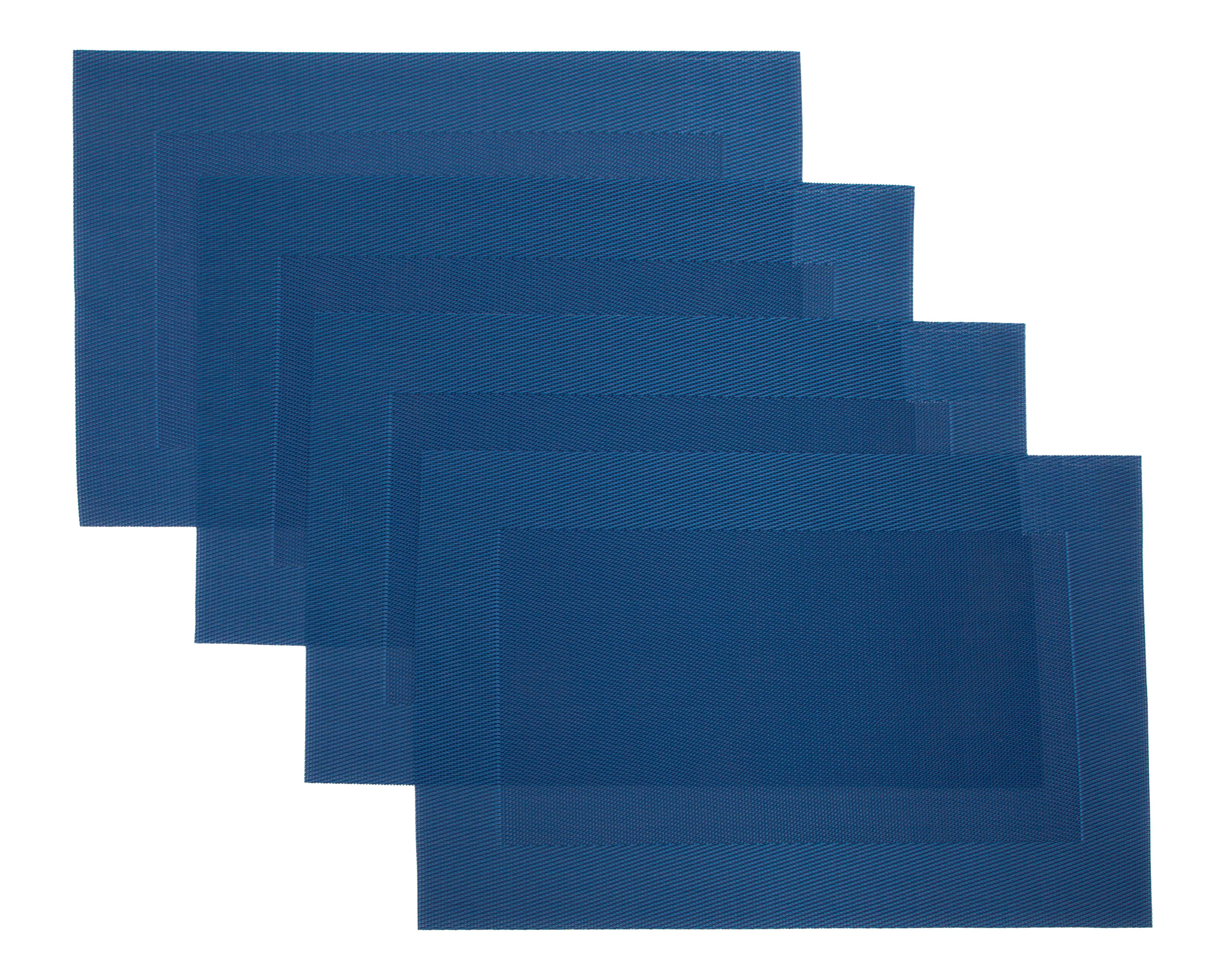 Foto 4 pulgar | Mantel Individual Azul Starhaus Marino 4 Piezas