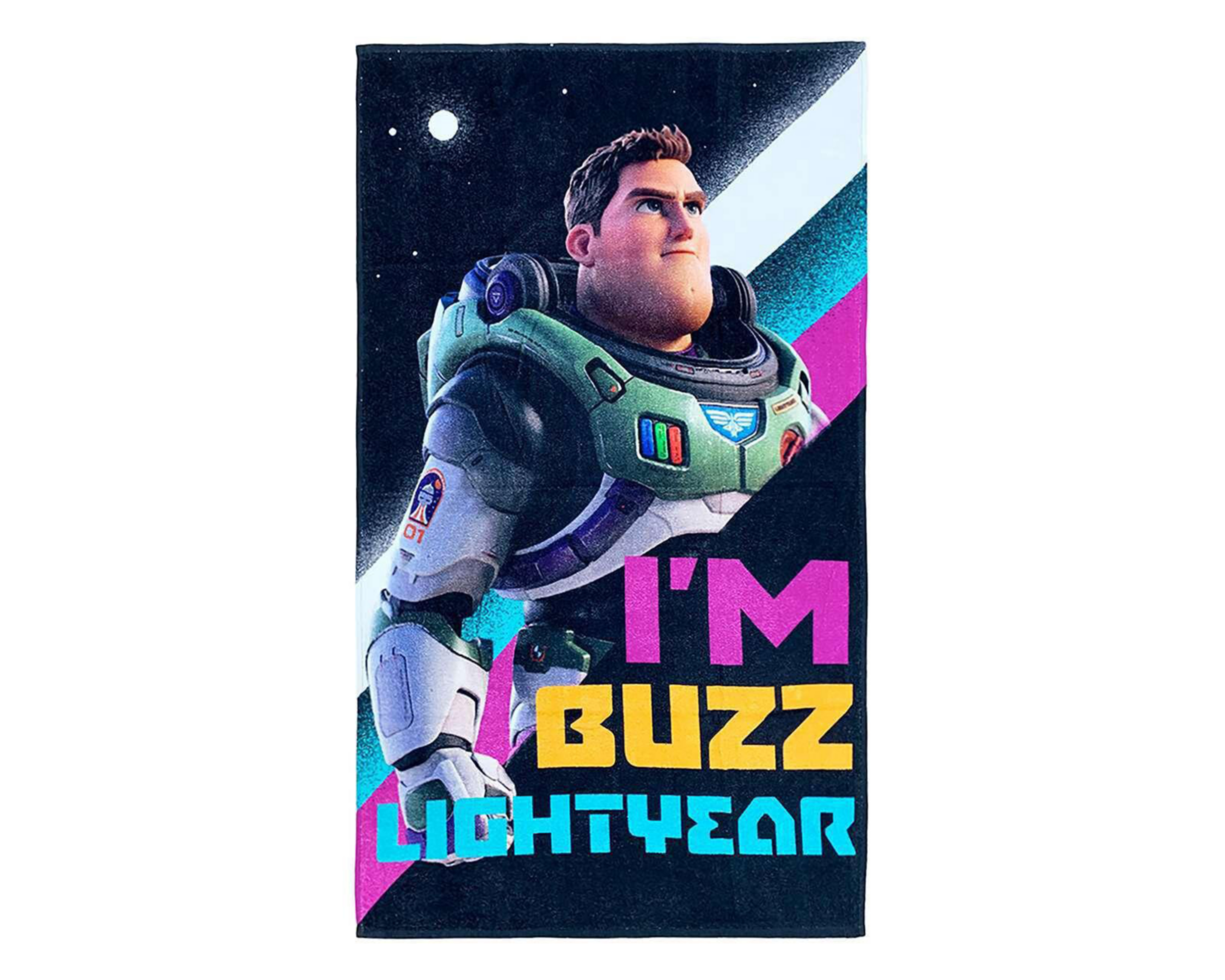 Toalla de Baño de Buzz Lightyear Sola Textil Negra