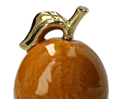 Foto 4 | Figura Decorativa Orange de Cerámica