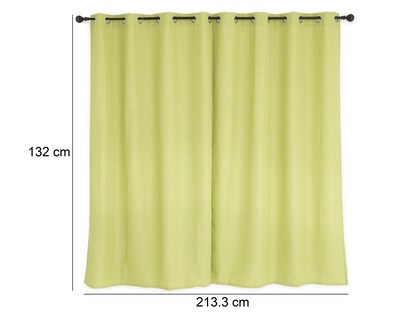 Foto 5 | Cortina Ranzi 213.3 x 132 cm Verde
