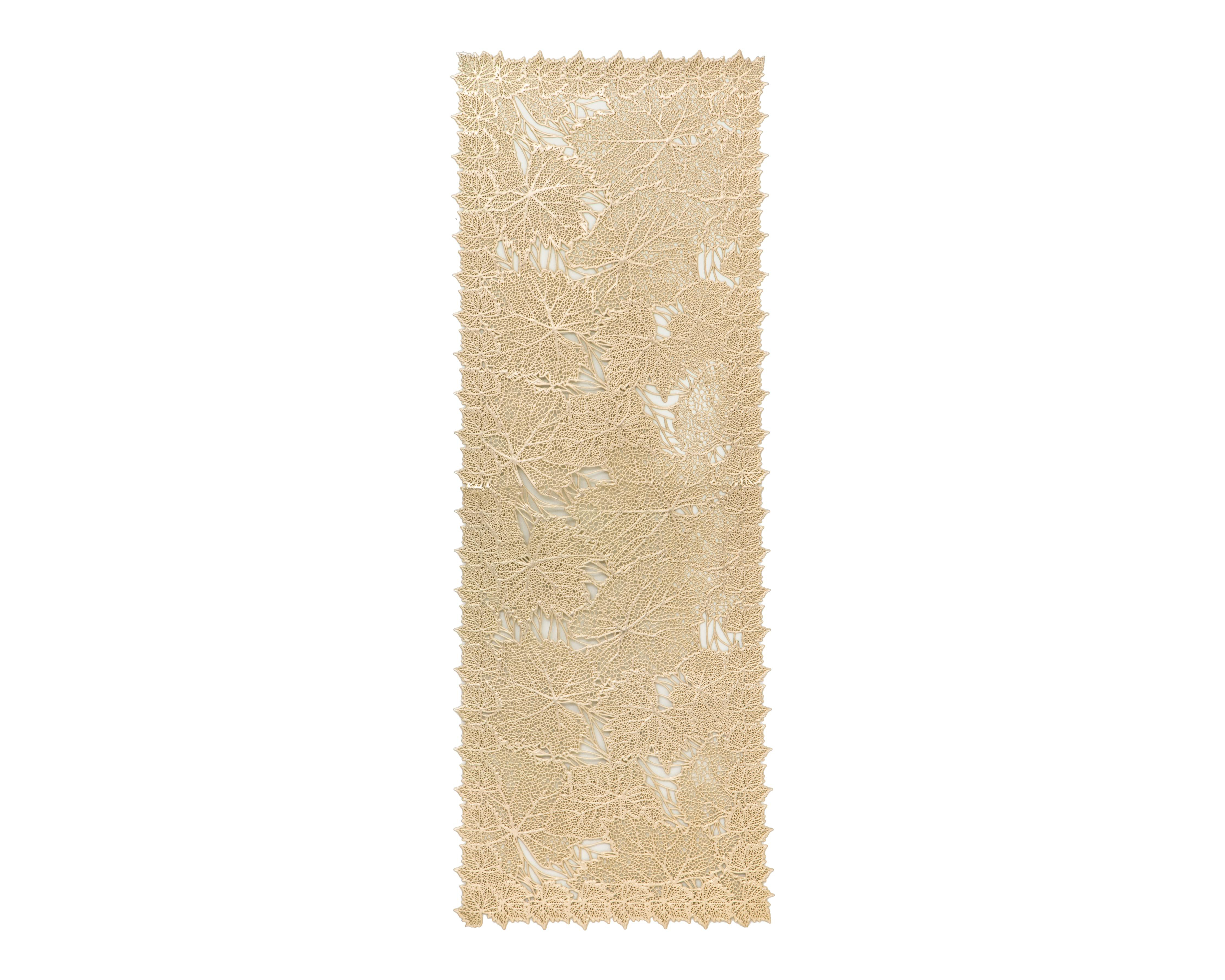 Foto 4 | Camino de Mesa Dorado Starhaus Foliage 33 x 92 cm