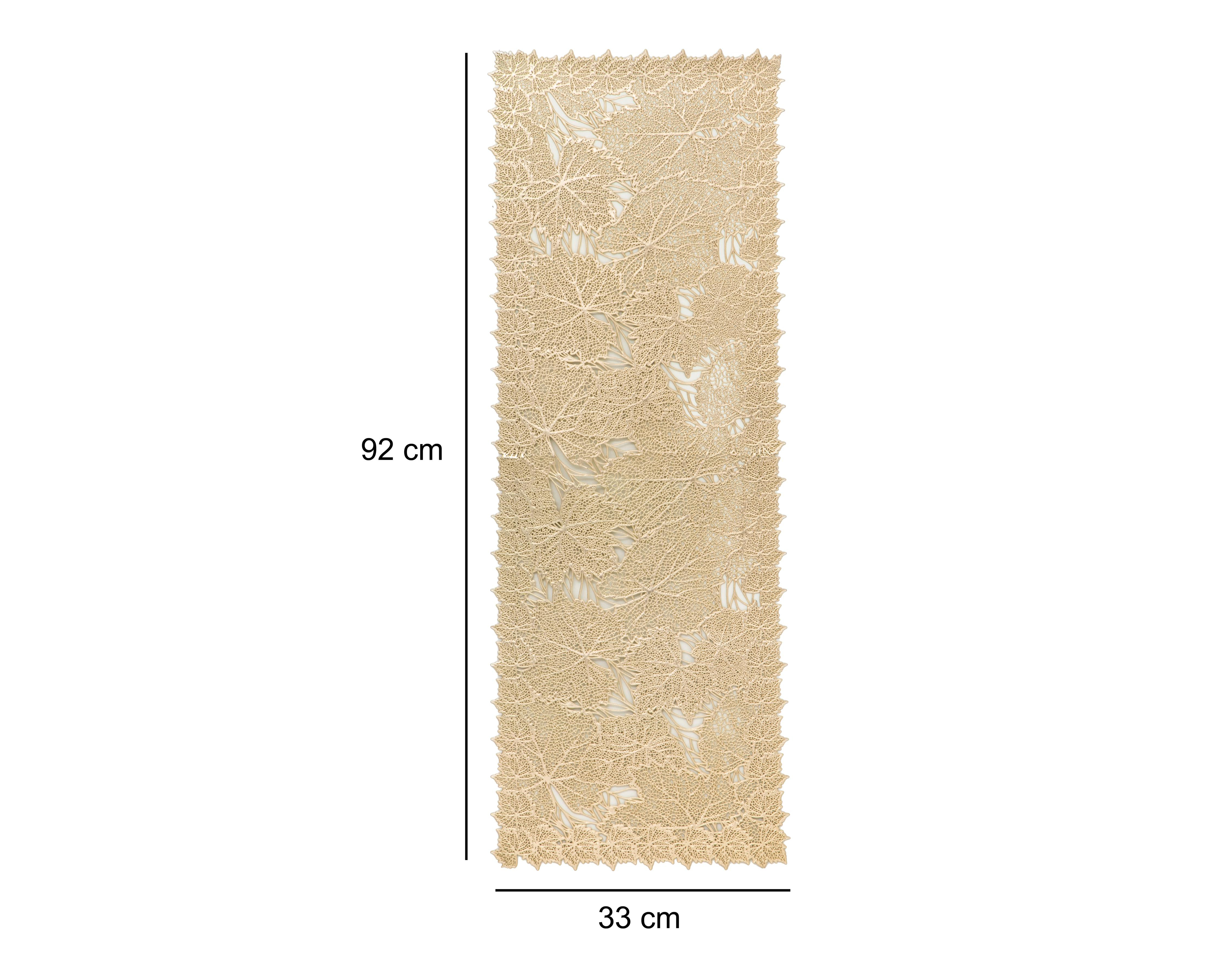 Foto 5 | Camino de Mesa Dorado Starhaus Foliage 33 x 92 cm