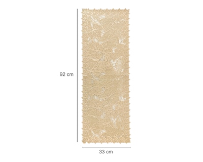Foto 5 | Camino de Mesa Dorado Starhaus Foliage 33 x 92 cm