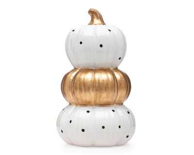Foto 2 | Escultura de Calabazas Halloween Golden de Dolomita