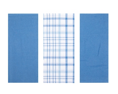 Foto 1 | Toalla de Cocina Nadir Azul 3 Piezas