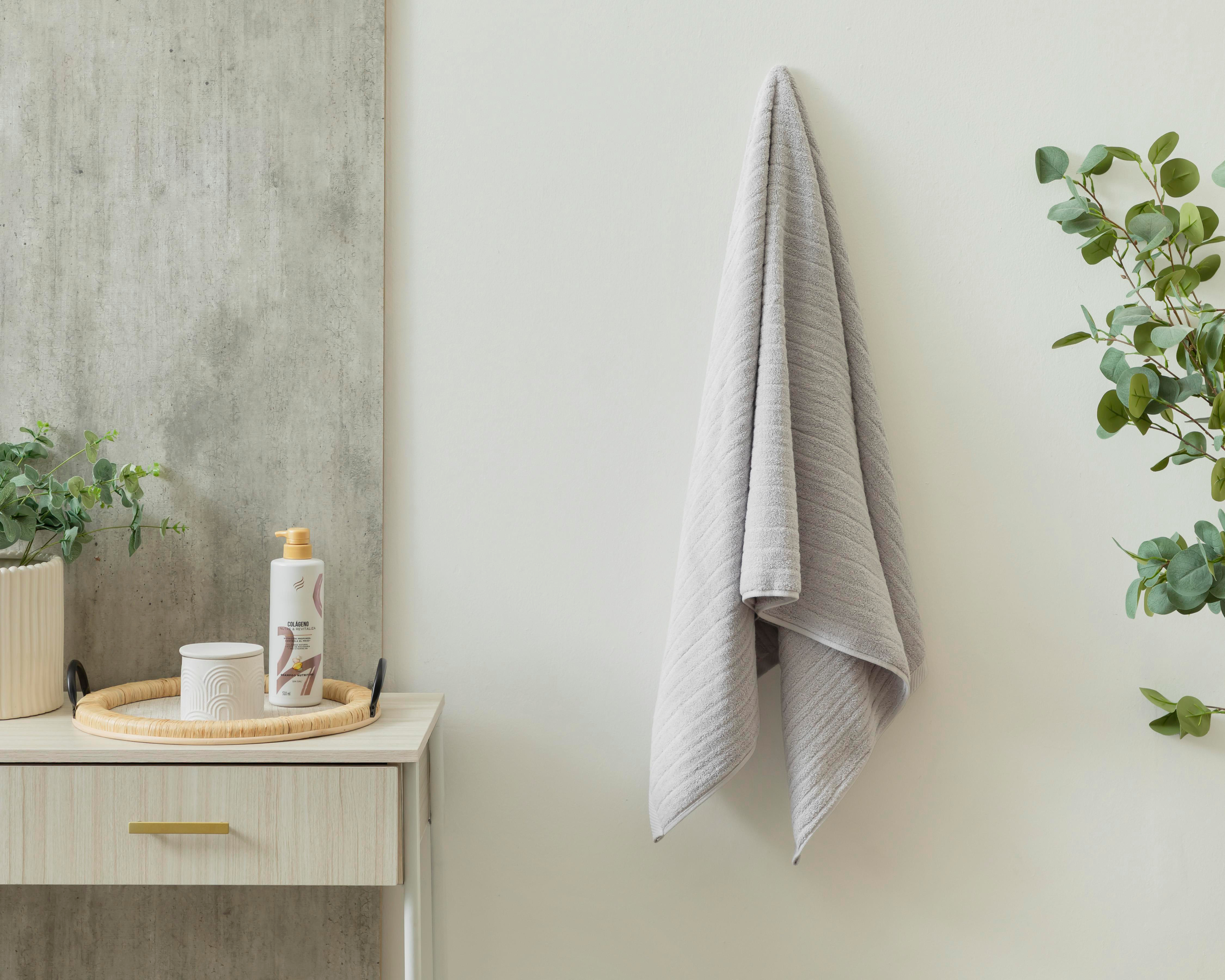 Foto 4 | Toalla de Medio Baño Starhaus Glenda Gris