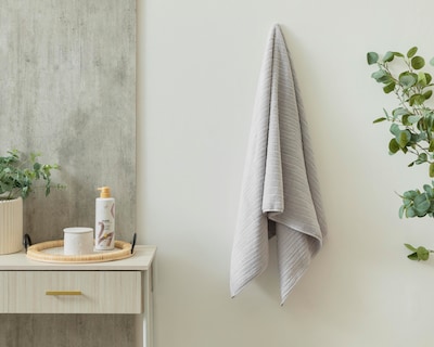 Foto 4 | Toalla de Medio Baño Starhaus Glenda Gris