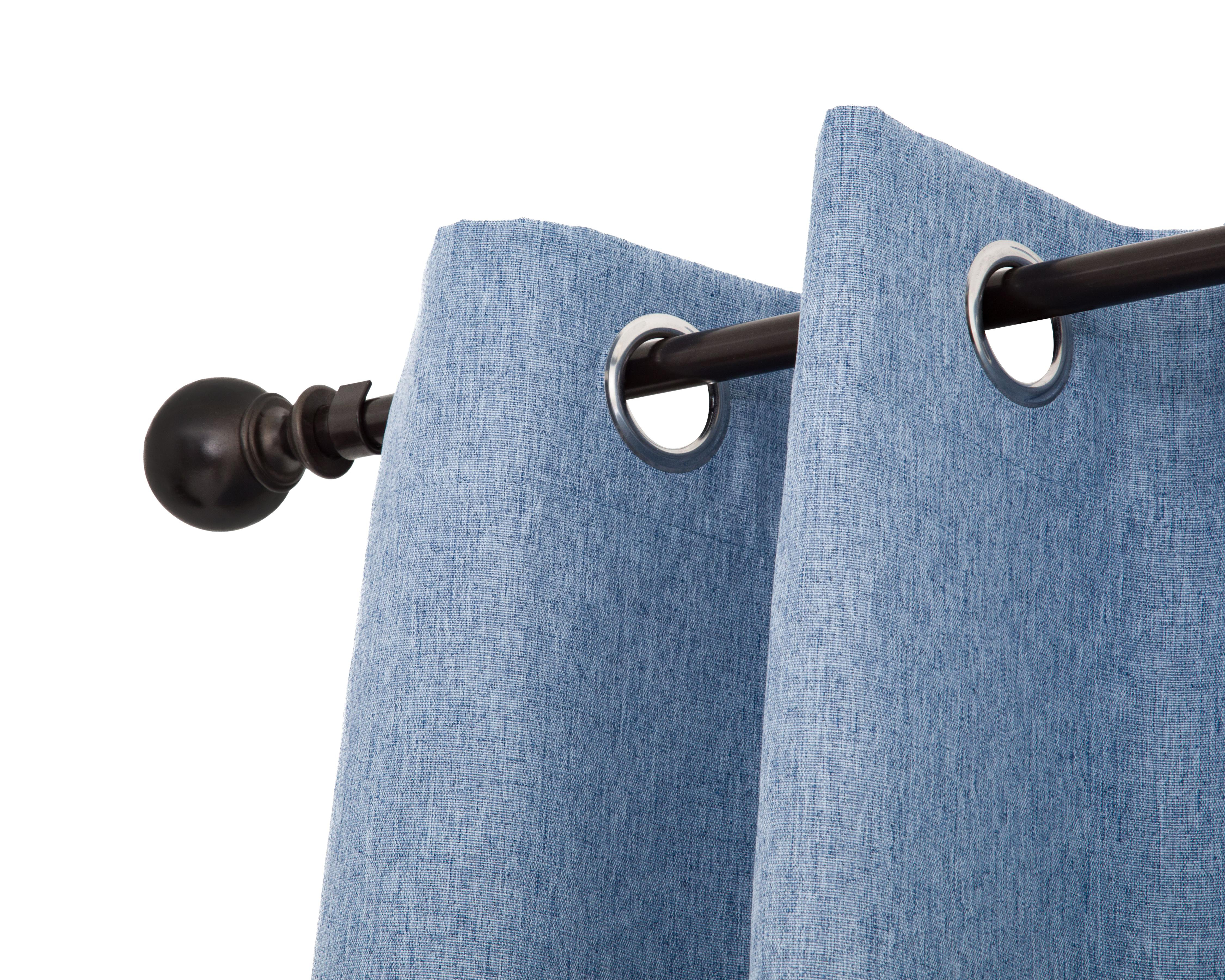 Foto 4 pulgar | Cortina Blackout Caili 132 x 160 cm Azul