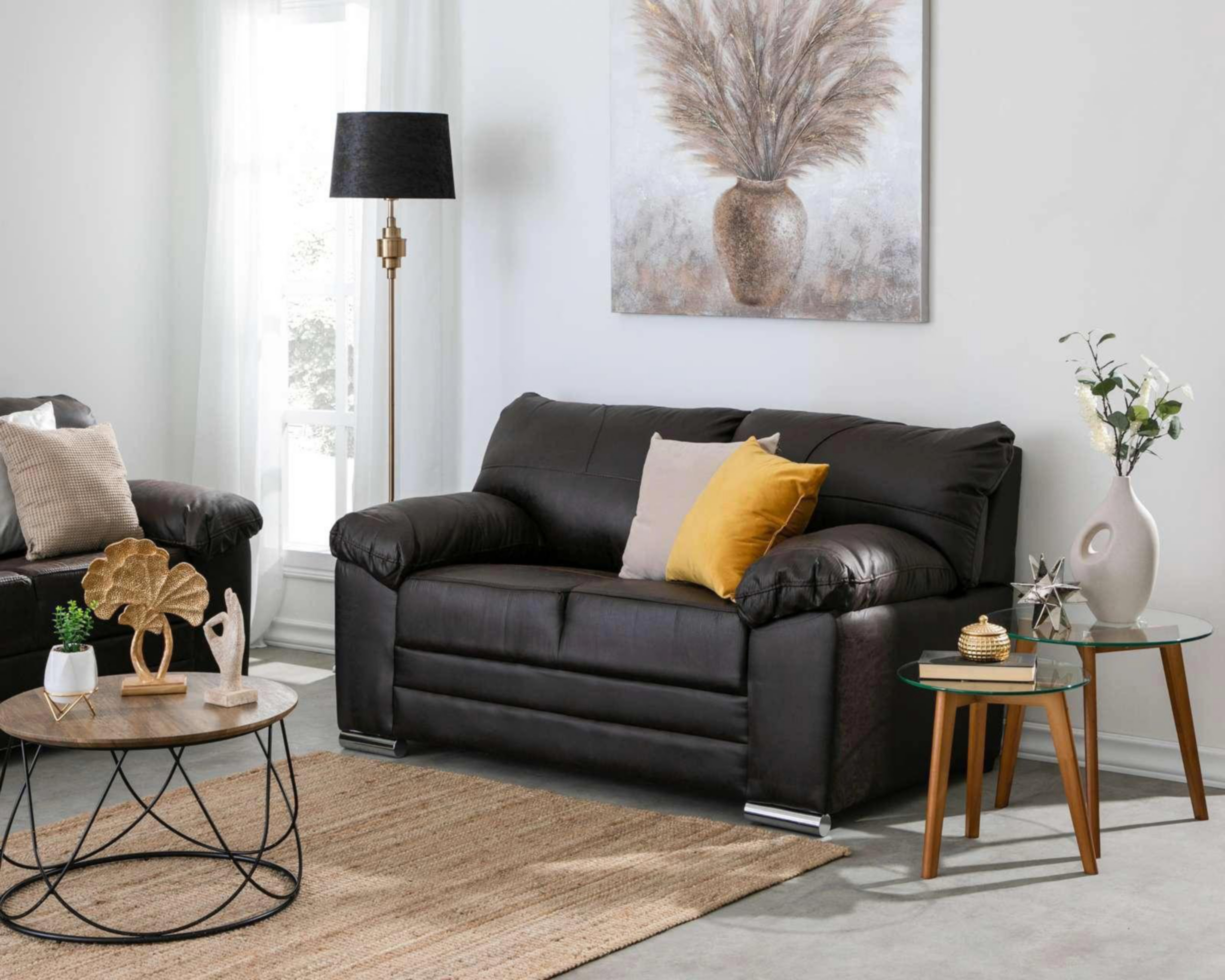 Foto 2 pulgar | Loveseat Siena Contemporáneo