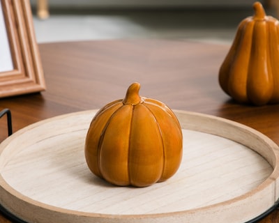 Foto 5 | Figura Decorativa Calabaza Pumpe de Cerámica