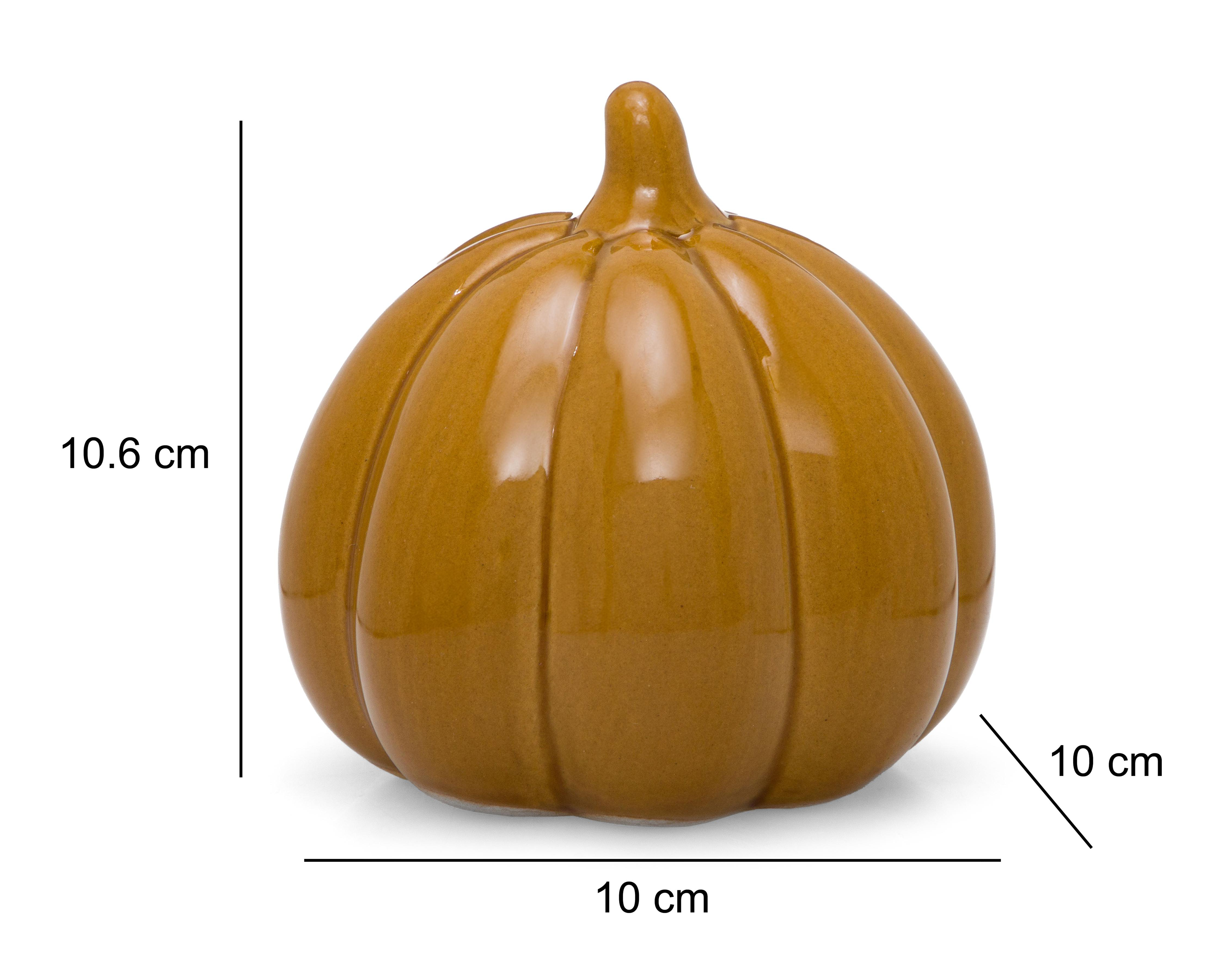 Foto 6 | Figura Decorativa Calabaza Pumpe de Cerámica