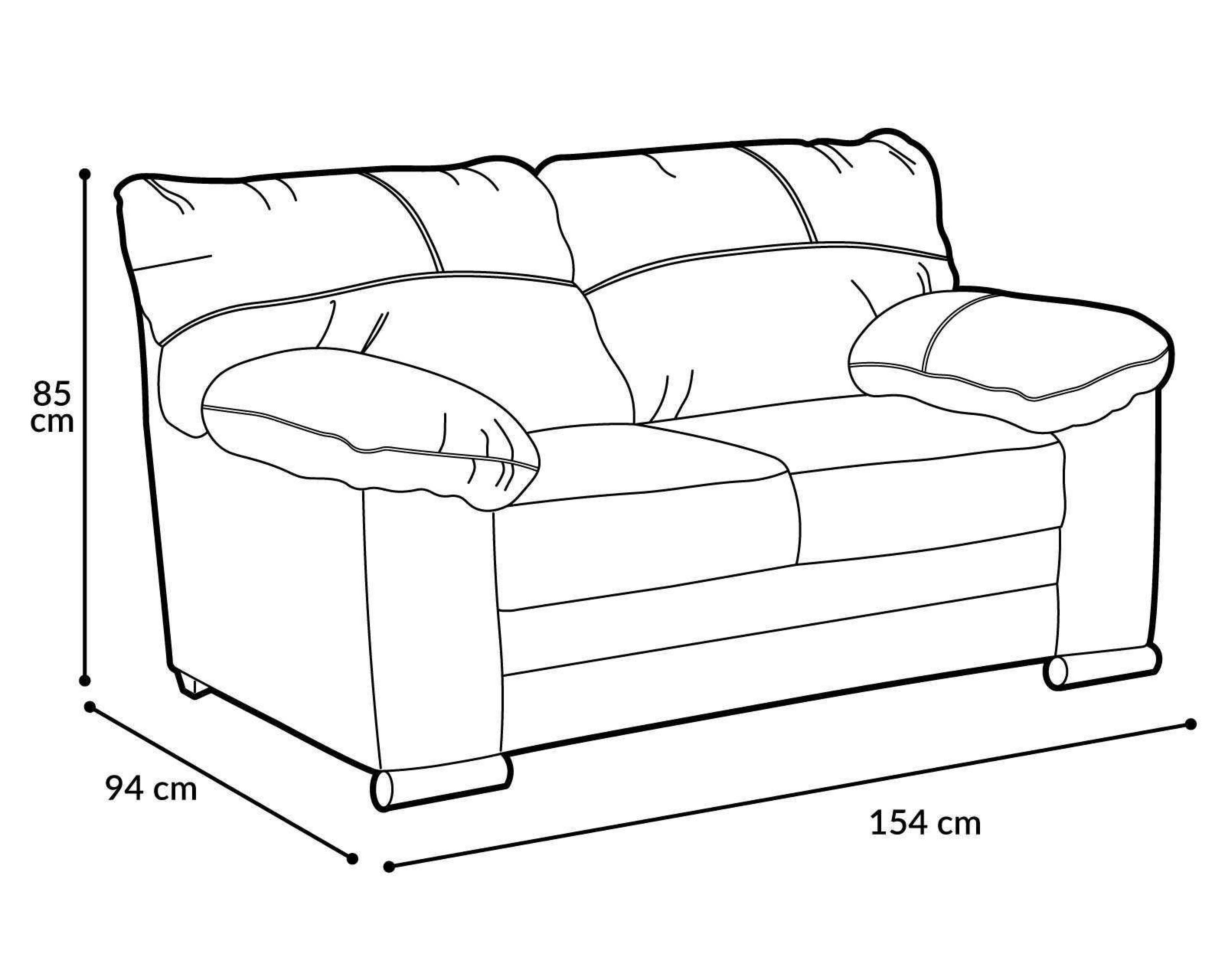 Foto 8 | Loveseat Bolonia Contemporáneo