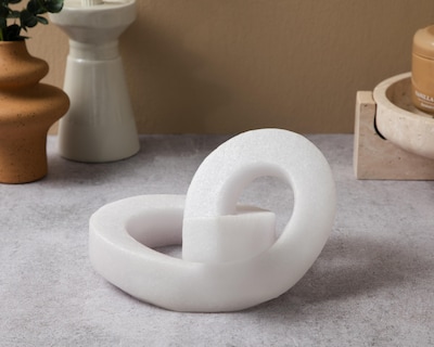 Foto 5 | Figura Decorativa de Nudo Preta de Poliresina