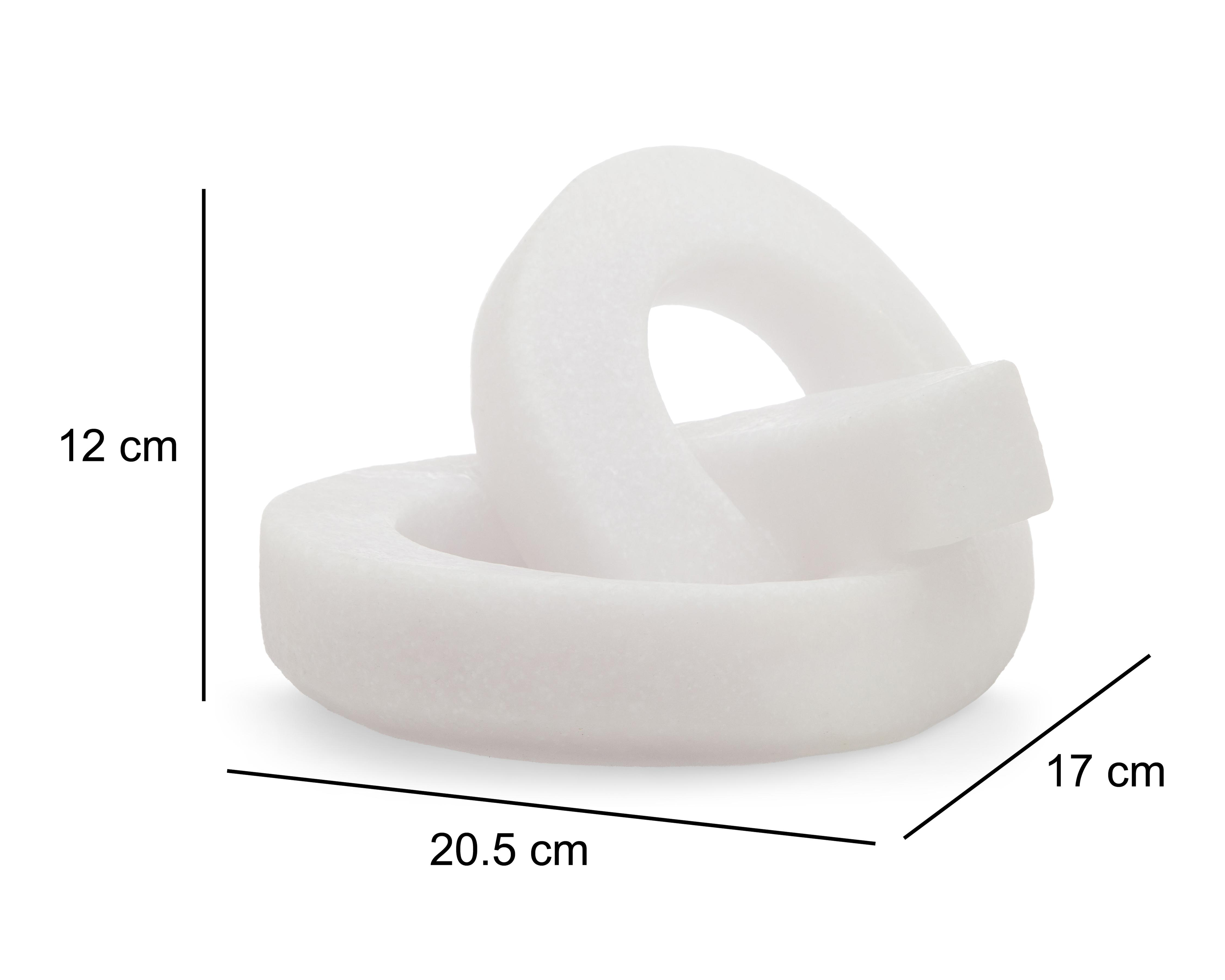 Foto 7 pulgar | Figura Decorativa de Nudo Preta de Poliresina