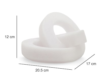 Foto 6 | Figura Decorativa de Nudo Preta de Poliresina