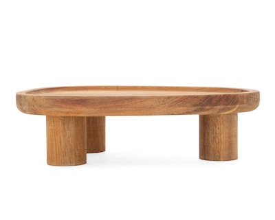 Foto 2 | Platón Decorativo Maral de Madera