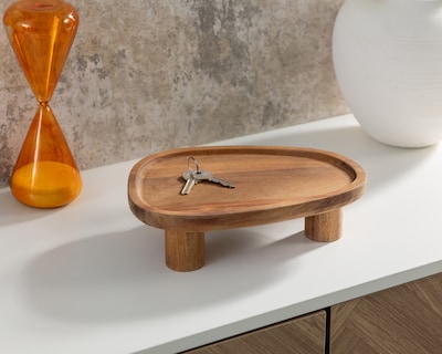 Foto 4 | Platón Decorativo Maral de Madera