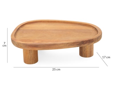 Foto 5 | Platón Decorativo Maral de Madera