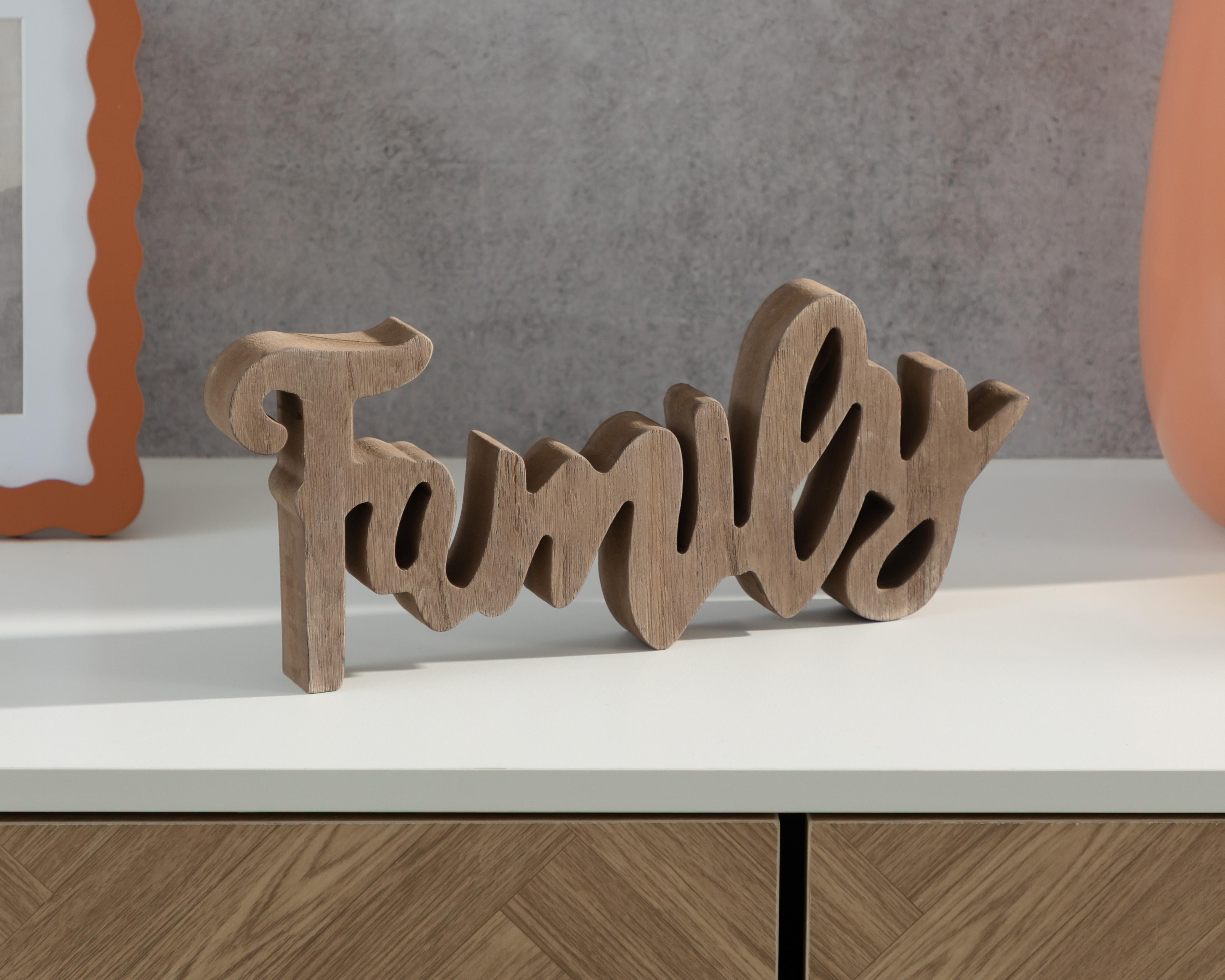 Foto 6 pulgar | Letrero Decorativo Famlu de Madera