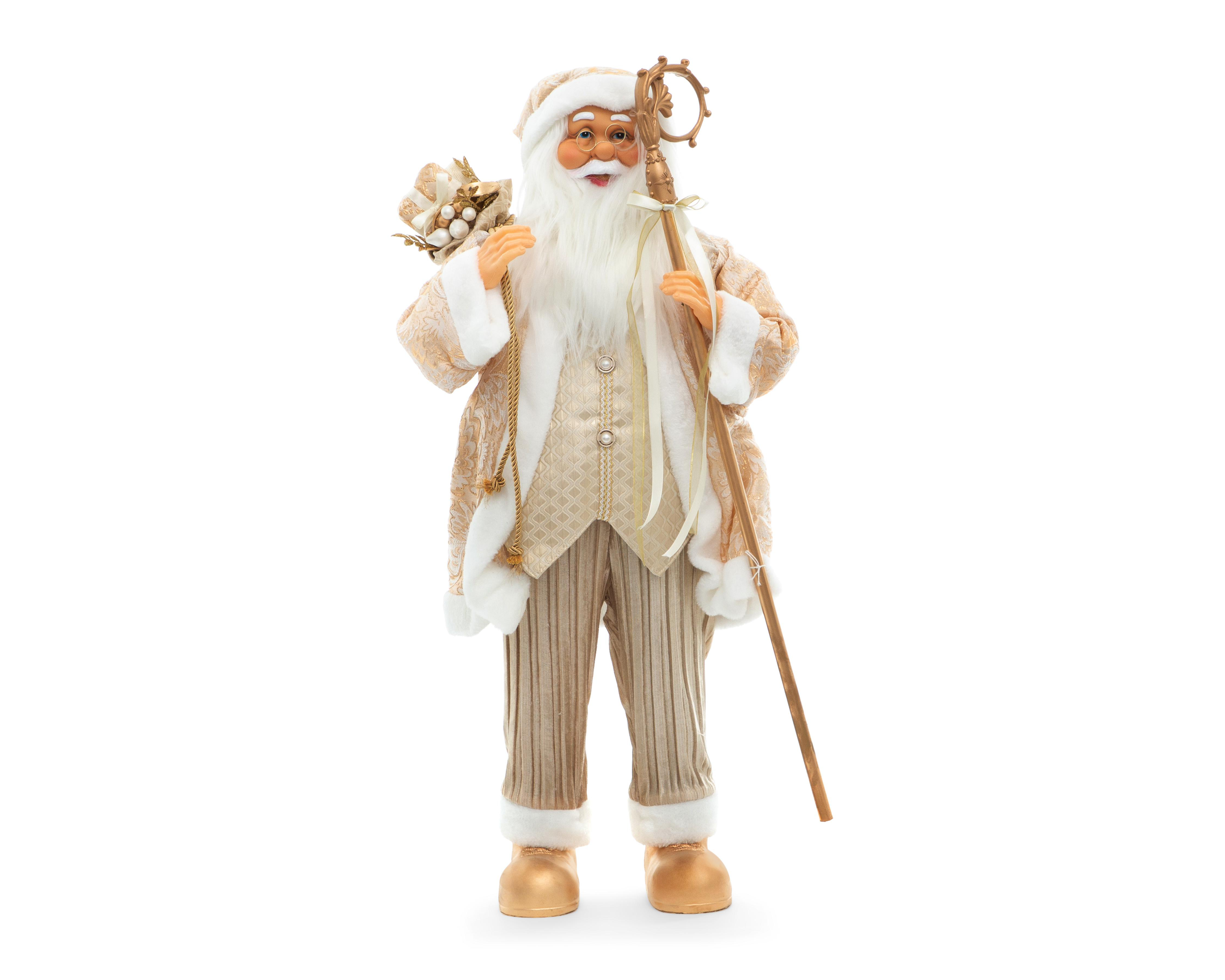 Foto 4 pulgar | Figura Decorativa Santa Claus de Navidad Nikolaus de Plástico