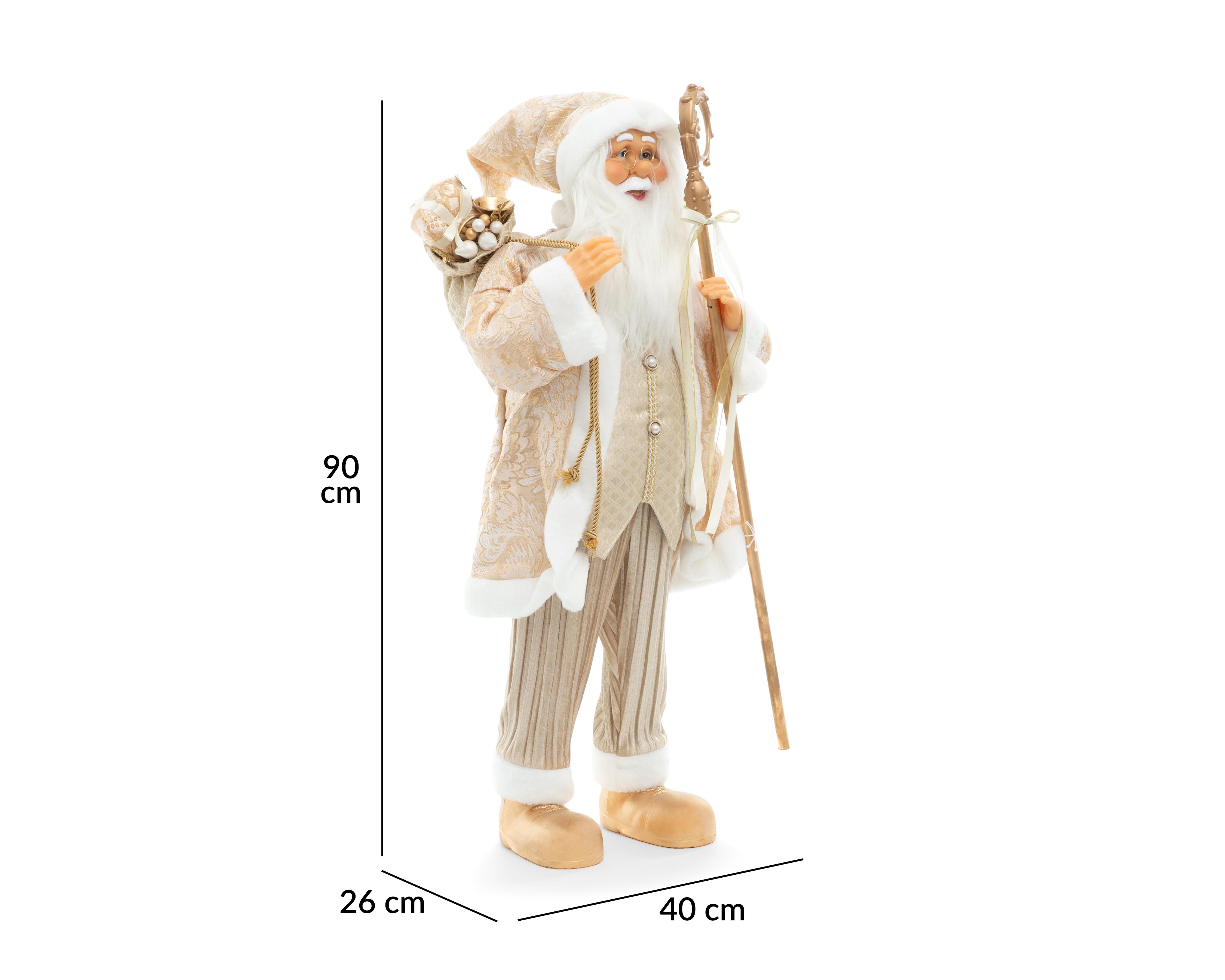 Foto 7 pulgar | Figura Decorativa Santa Claus de Navidad Nikolaus de Plástico
