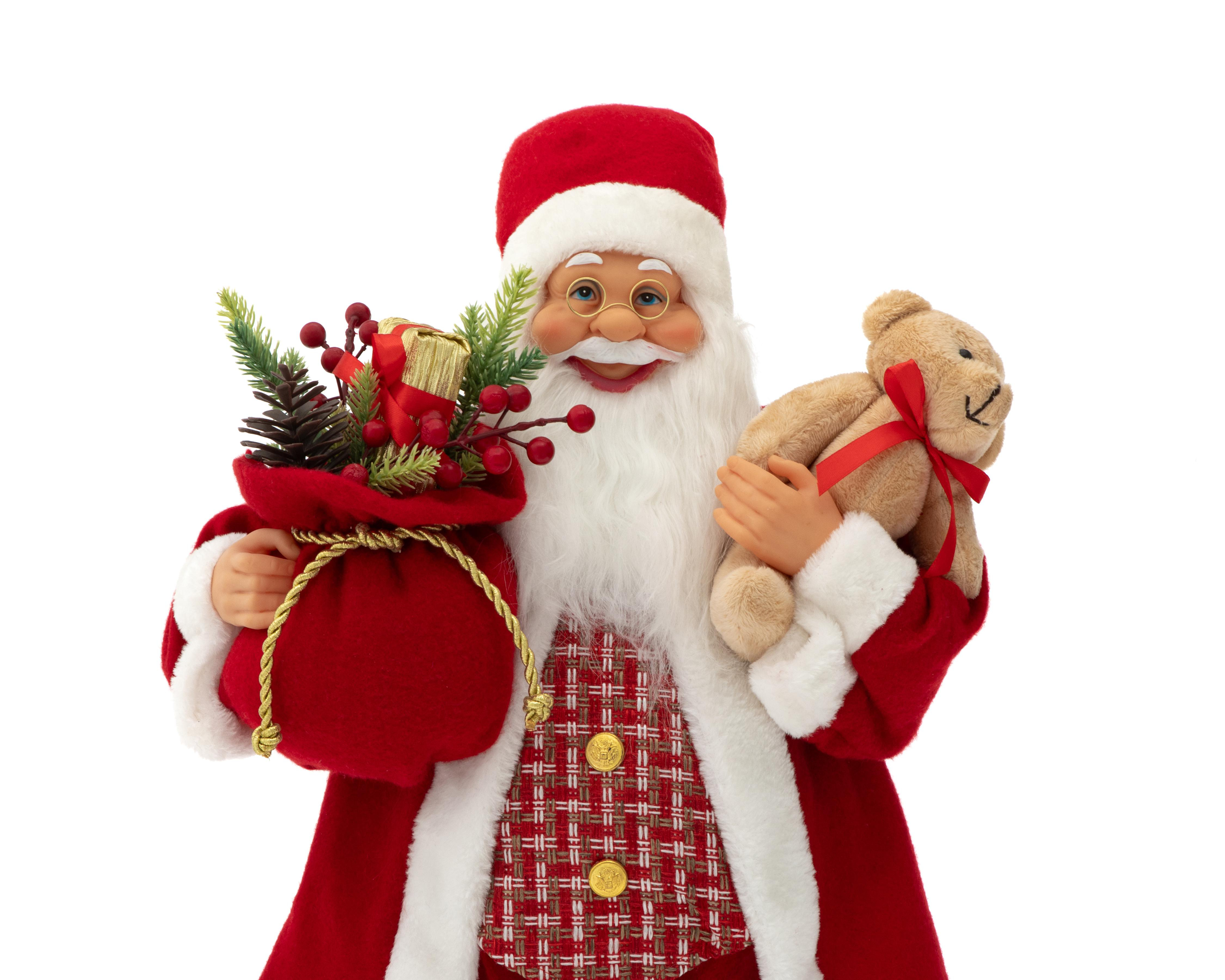 Foto 5 pulgar | Figura Decorativa Navideña Papá Noel de Plástico
