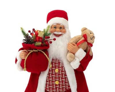 Foto 4 | Figura Decorativa Navideña Papá Noel de Plástico
