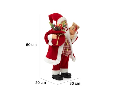 Foto 6 | Figura Decorativa Navideña Papá Noel de Plástico