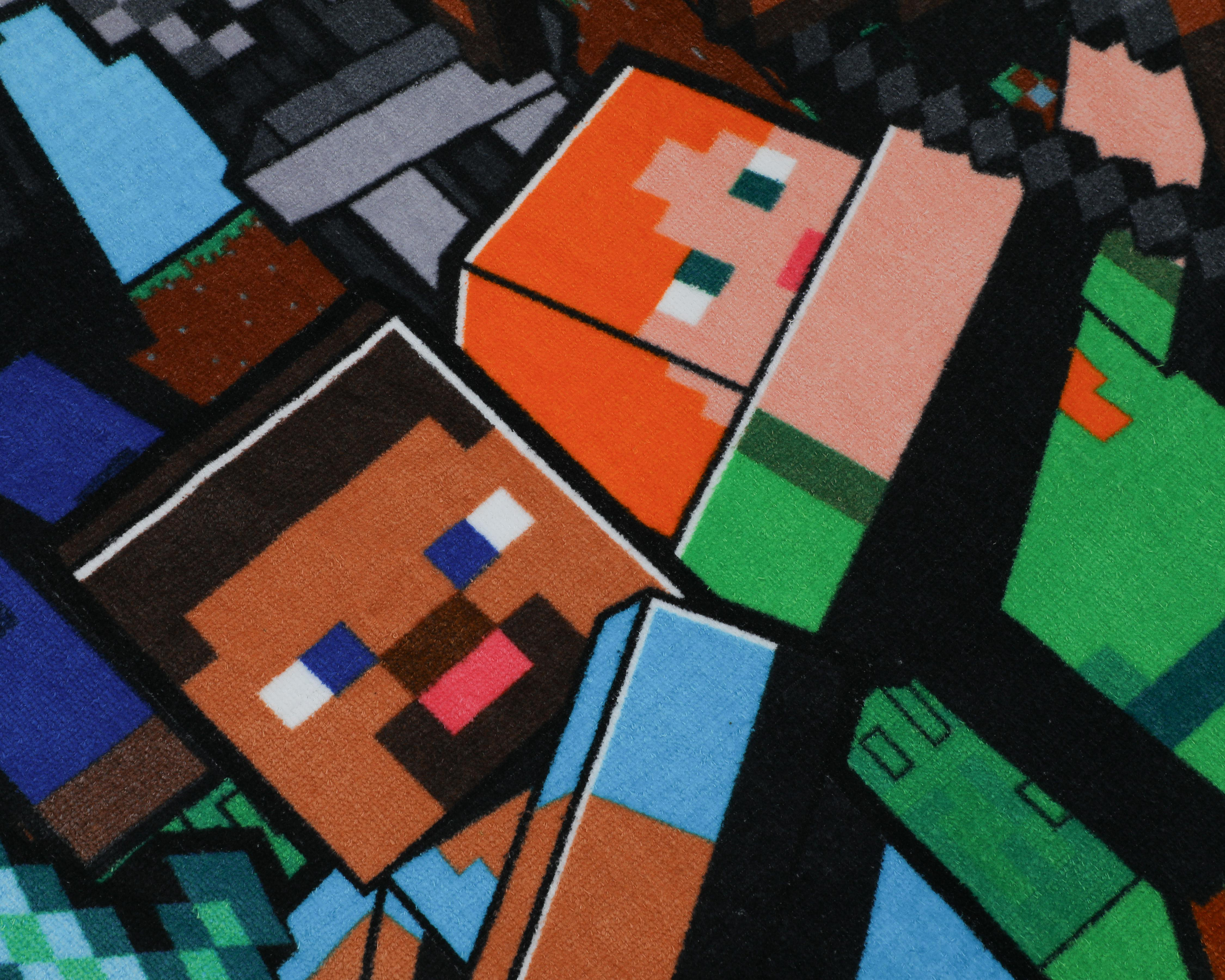 Foto 3 | Toalla de Baño Minecraft Estampada