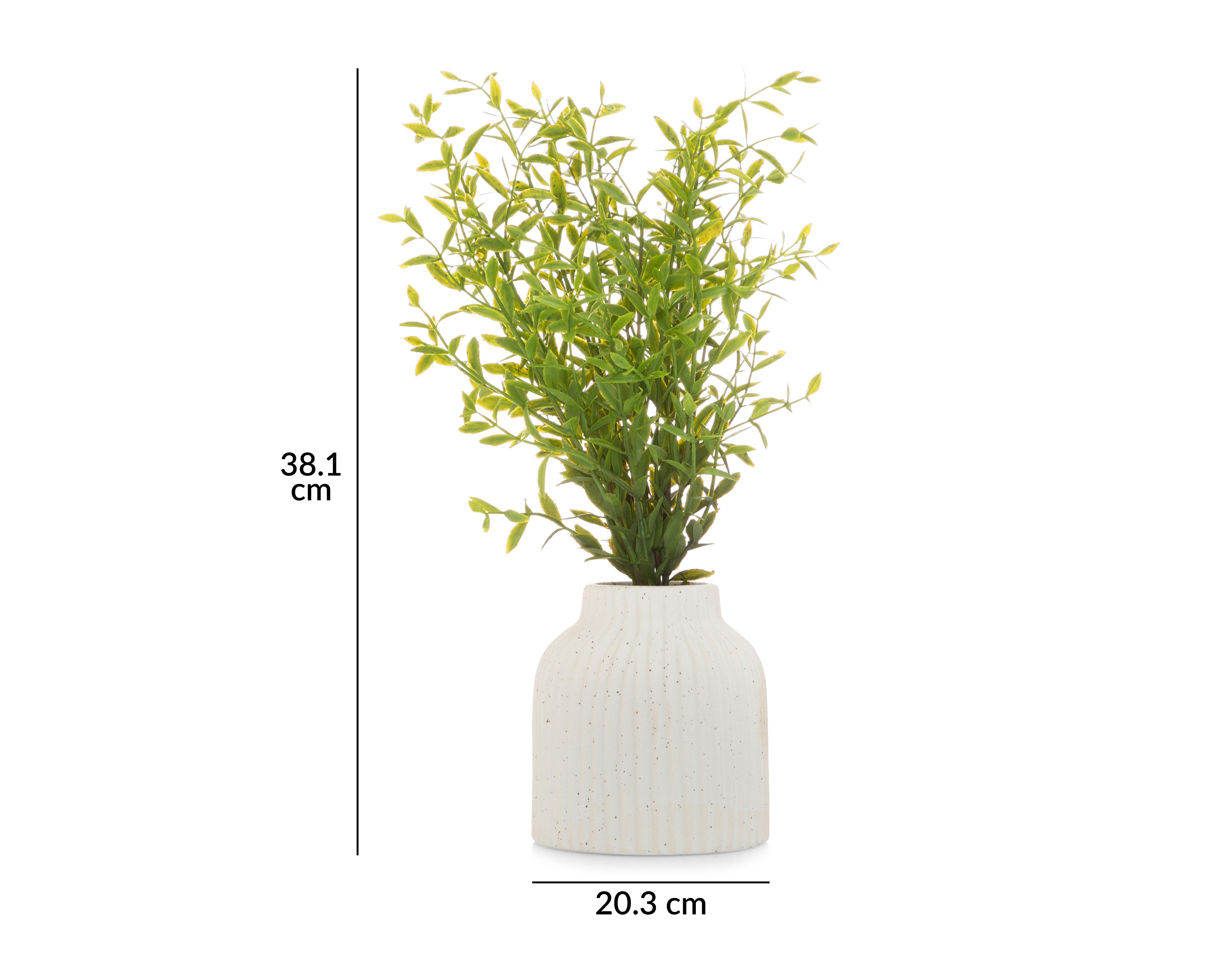 Foto 6 pulgar | Planta Artificial con Maceta Starhaus 38.1 cm