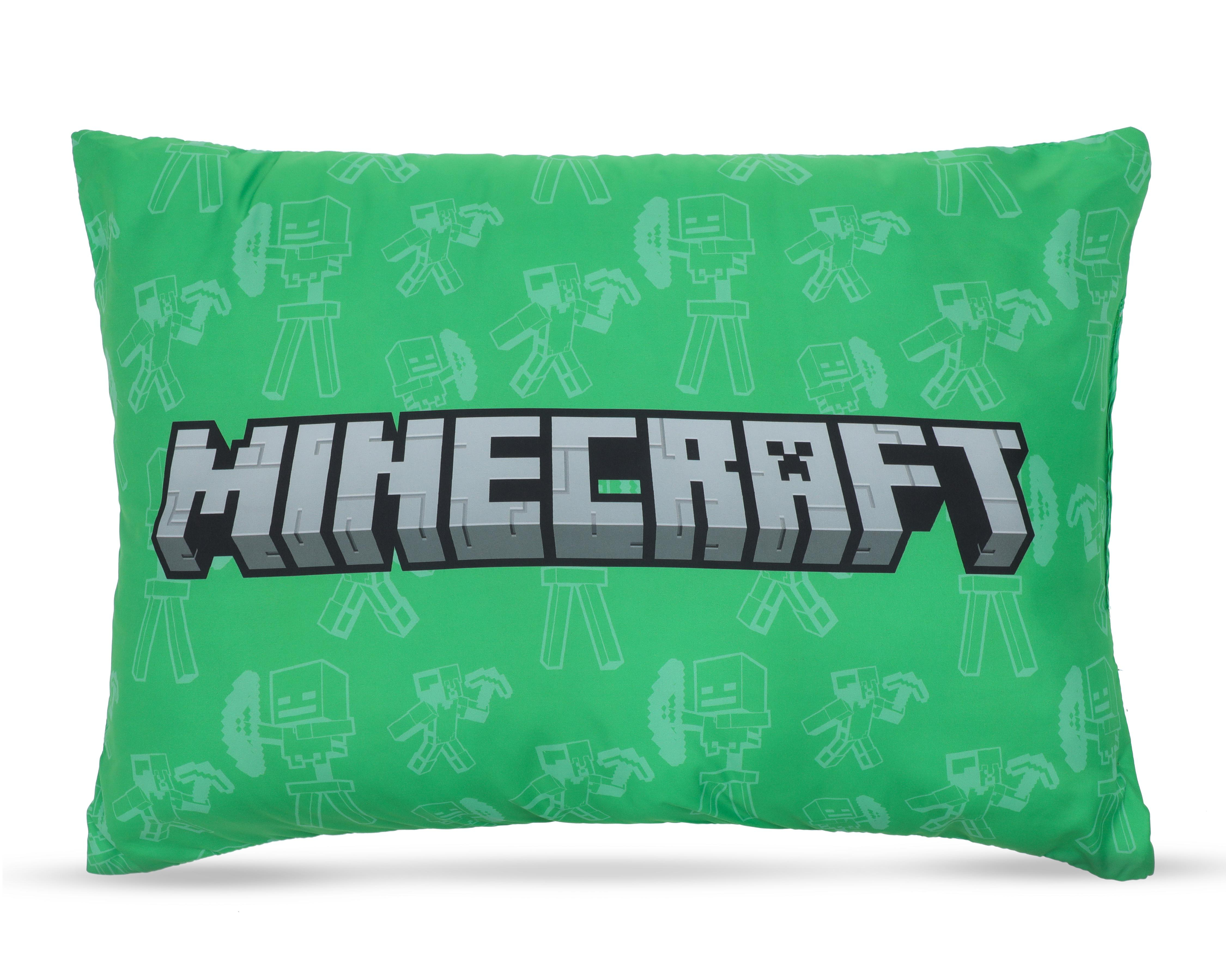 Foto 3 pulgar | Almohada Minecraft Estándar Suave