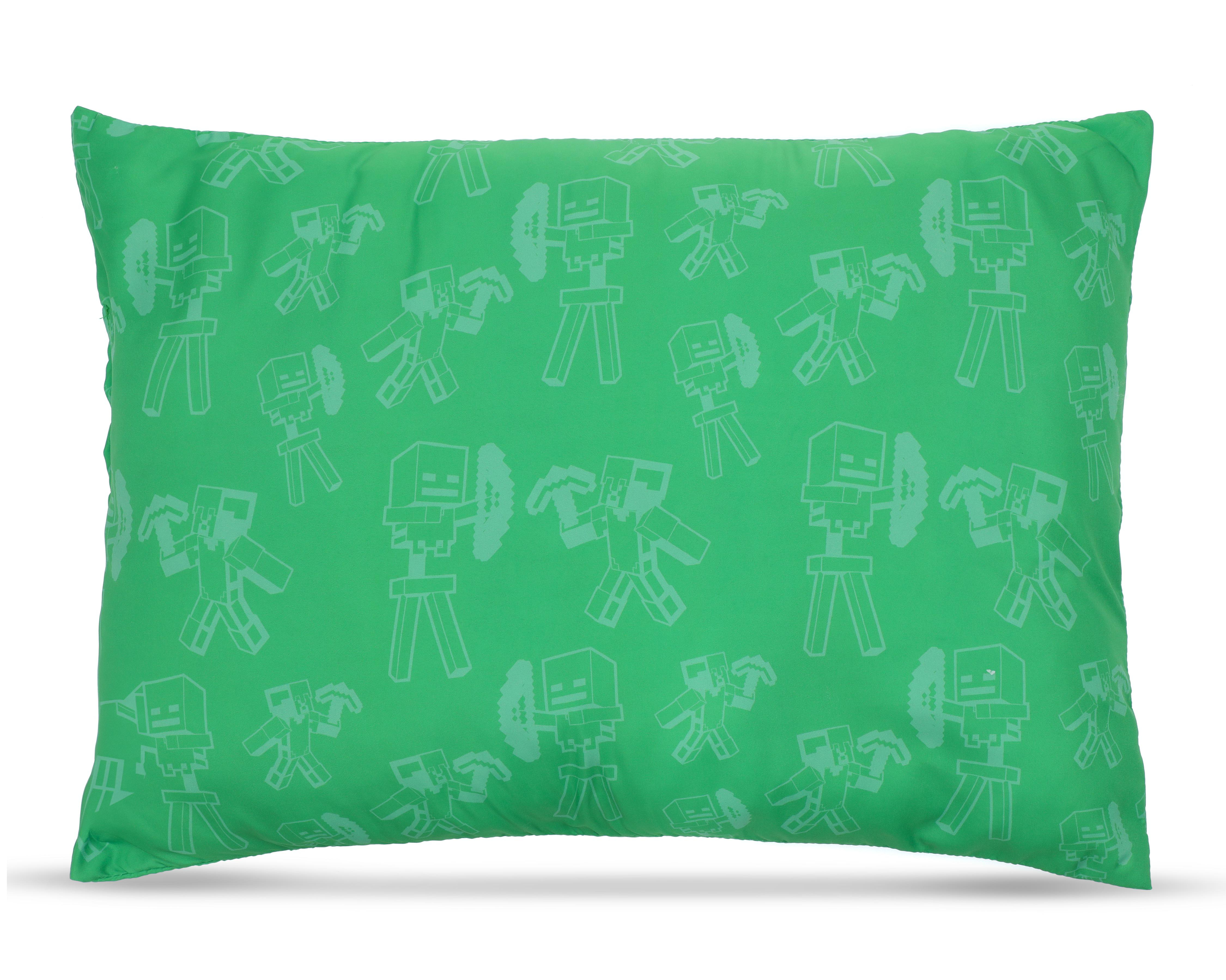 Foto 4 pulgar | Almohada Minecraft Estándar Suave