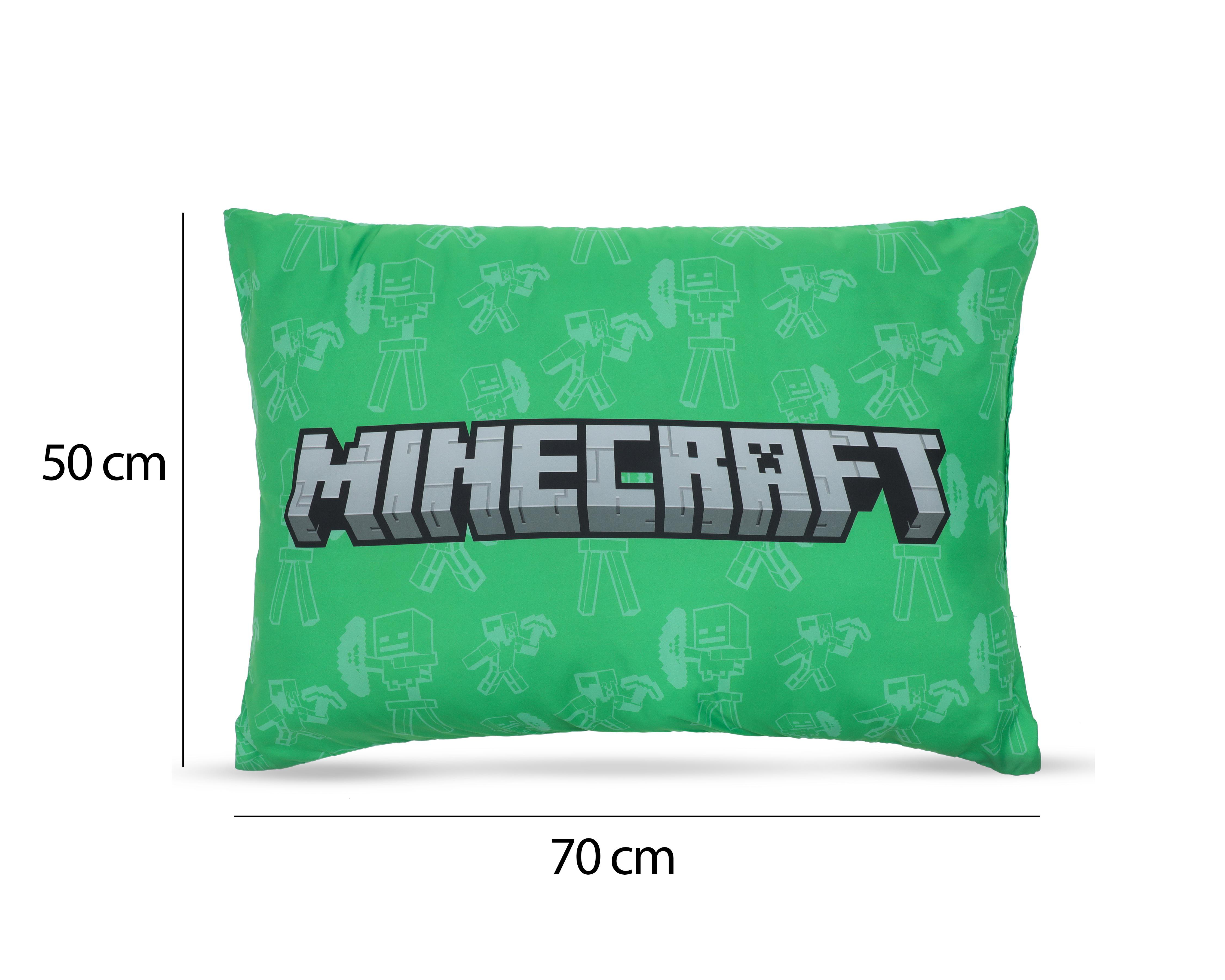 Foto 6 pulgar | Almohada Minecraft Estándar Suave