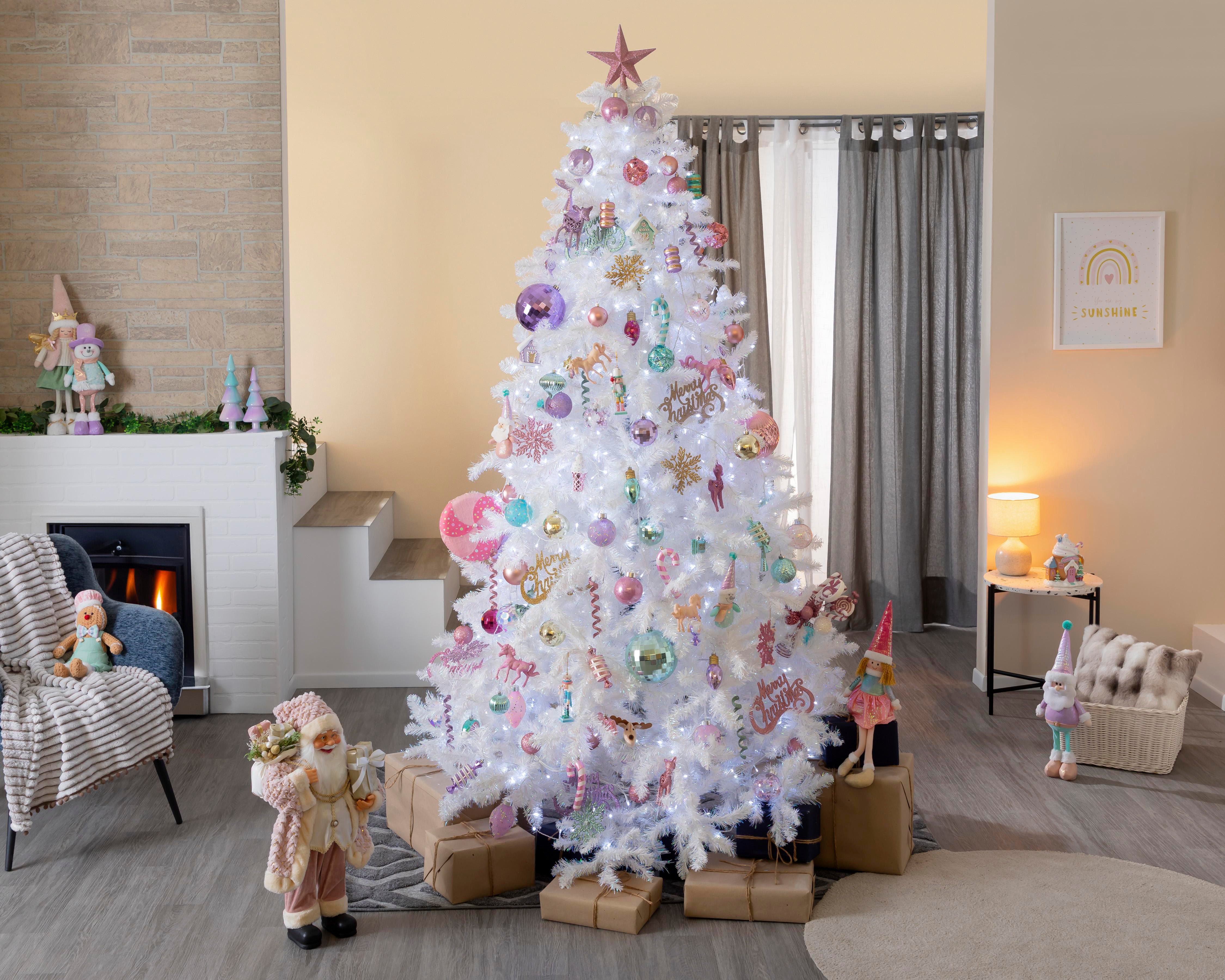 Foto 1 | Árbol de Navidad Crystal 240 cm