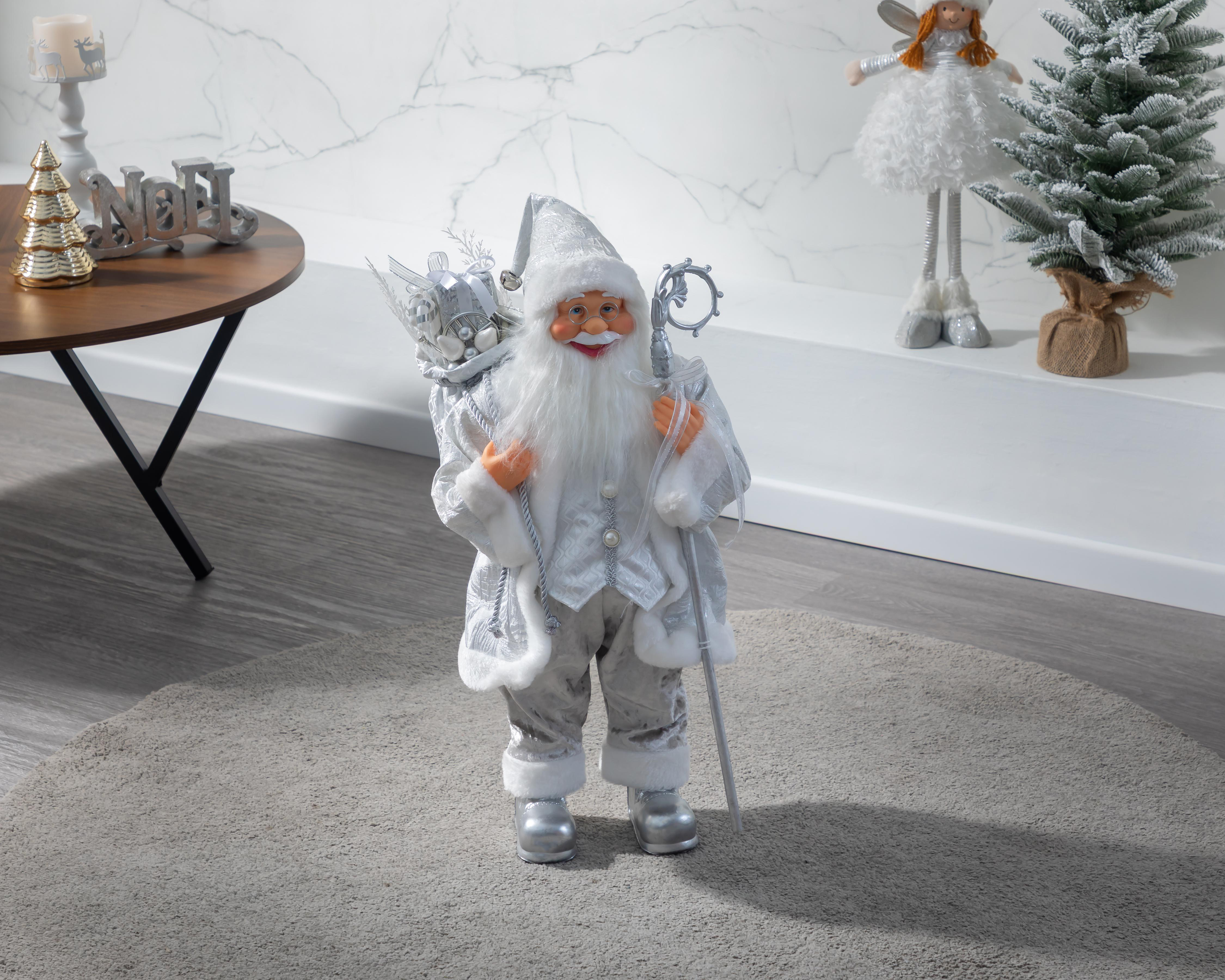 Foto 6 pulgar | Figura Decorativa Santa Claus de Navidad Nikolaus de Plástico